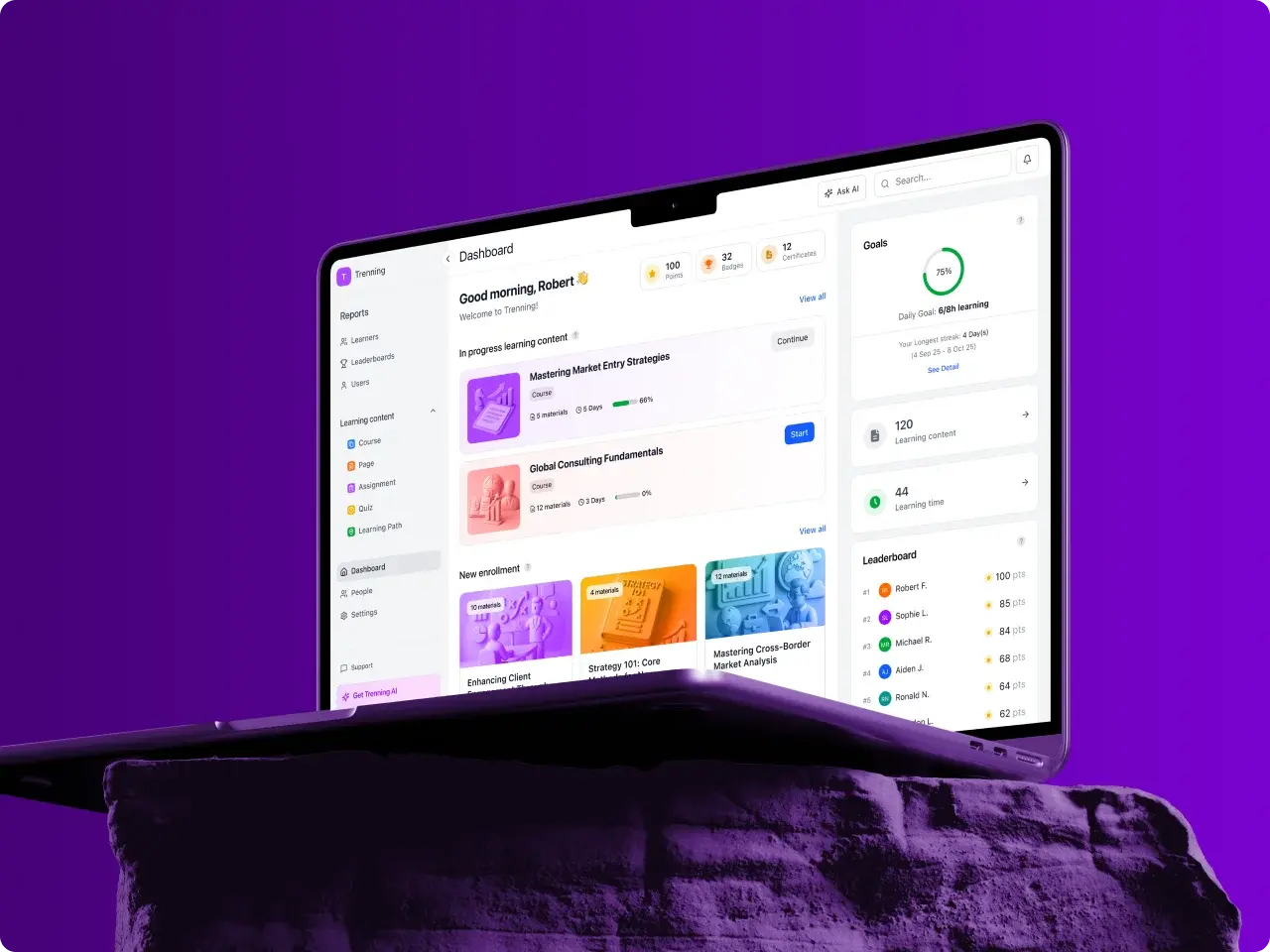 Custom AI-Powered LMS