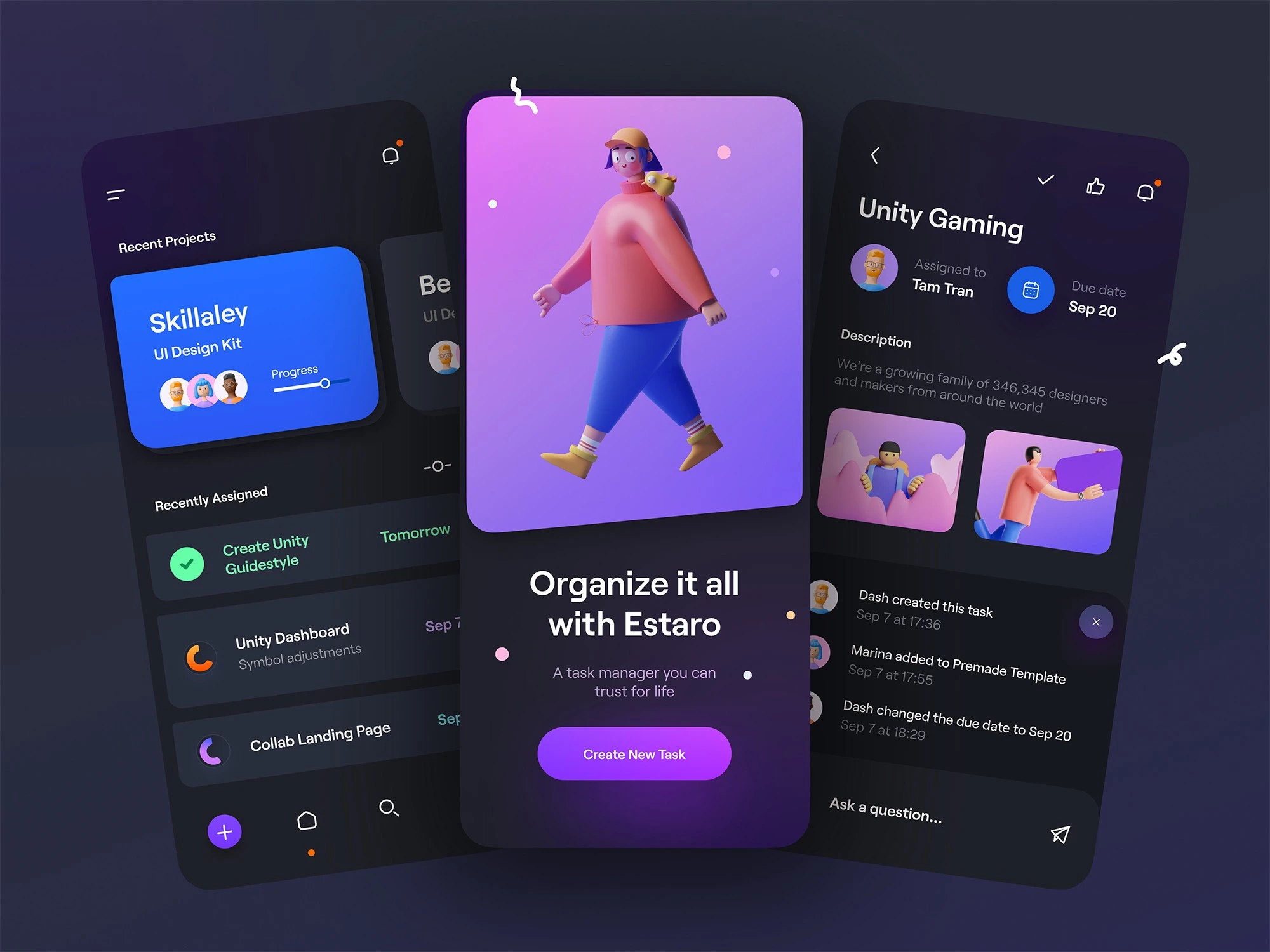 Dribbble post from UI8 account