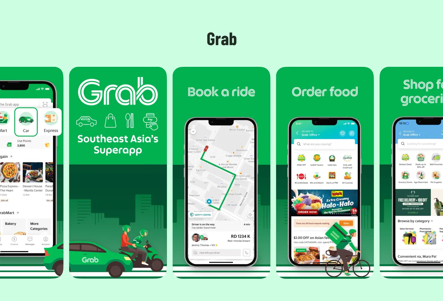 Grab super app