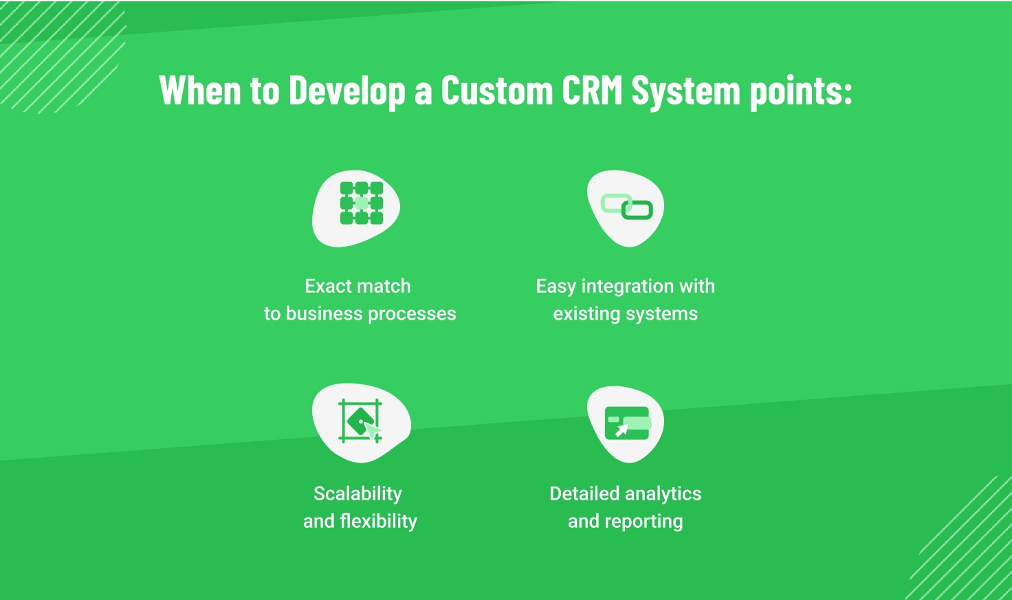 When to develop a custom CRM