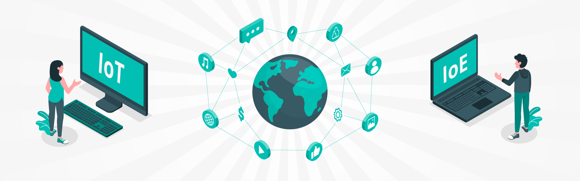 IoT vs IoE | What is the Difference Between IoT and IoE