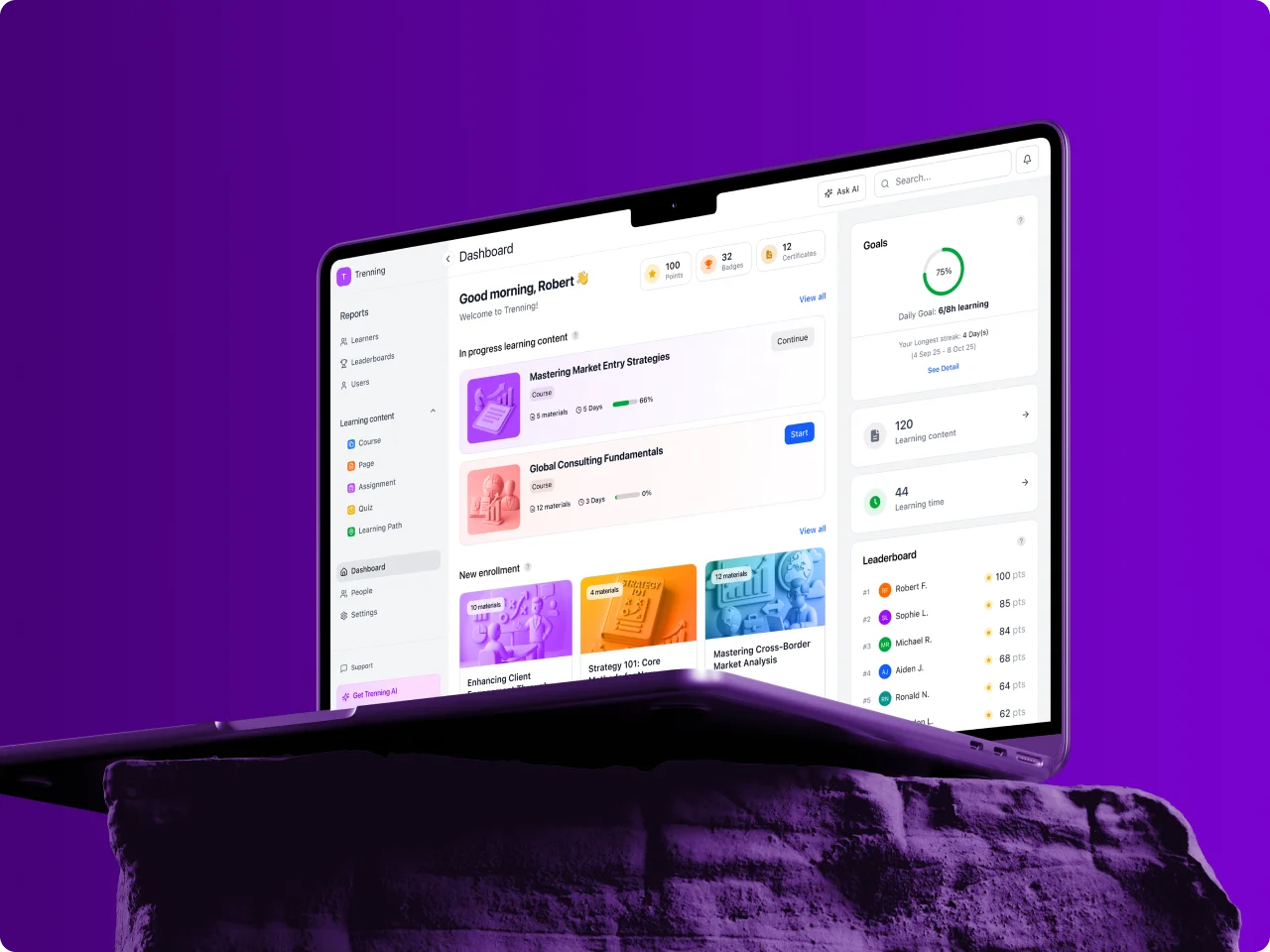 Implementing a Custom AI-Powered LMS for a Global Consulting Firm
