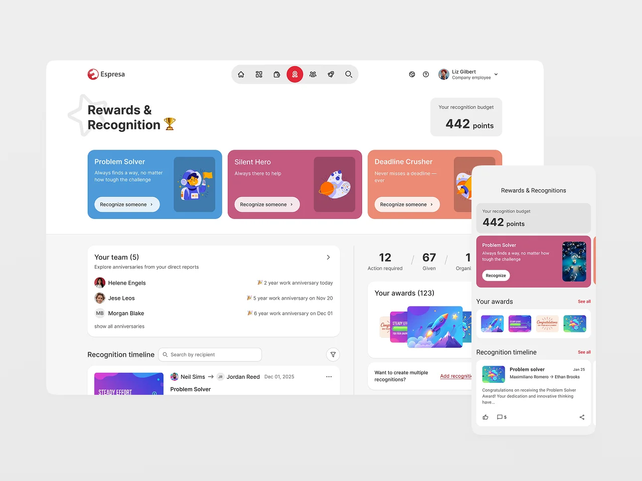Espresa. Redesigning a 10-Year Benefits Platform Without Losing Existing Users