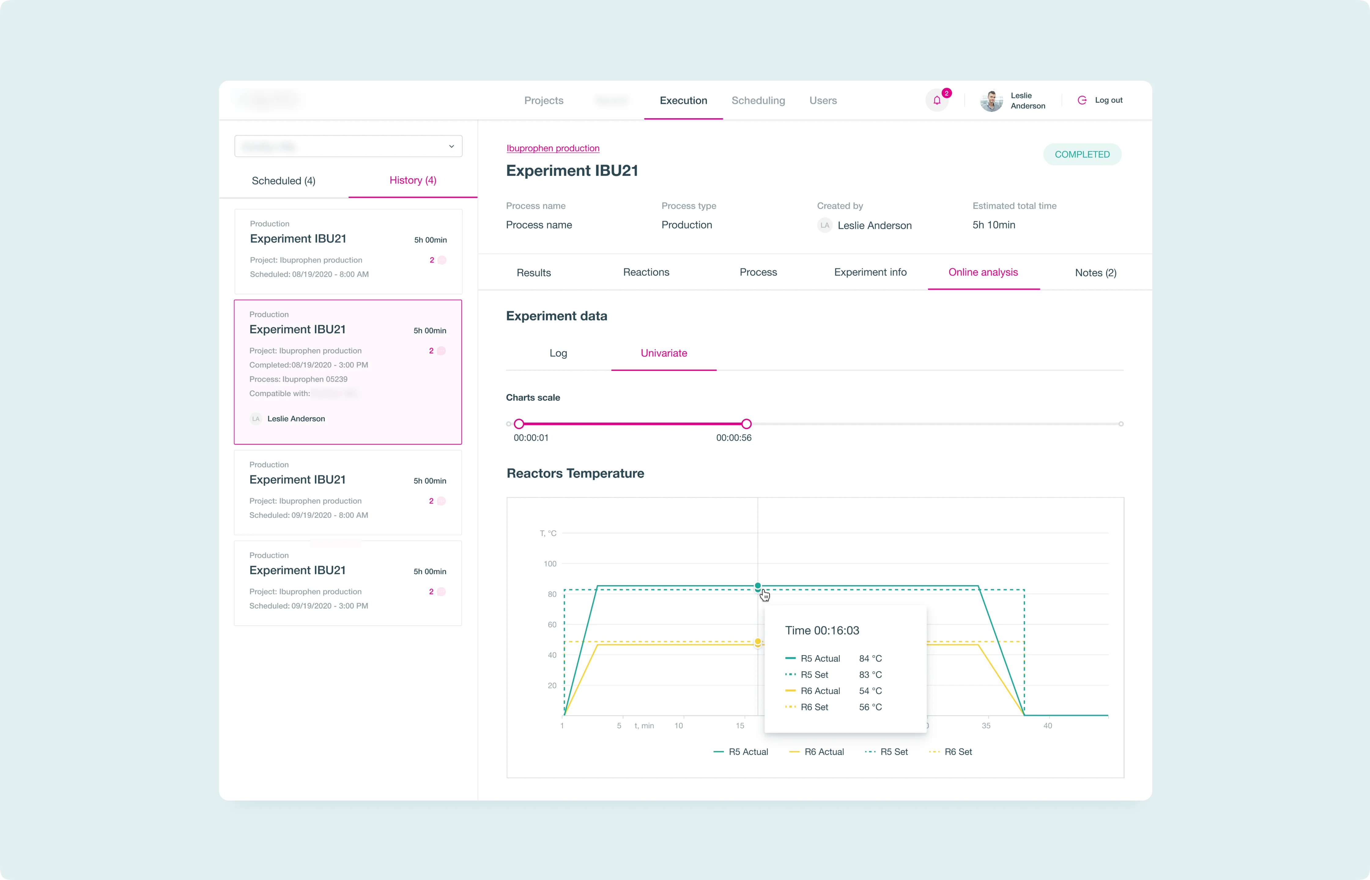 Experiments Execution Module