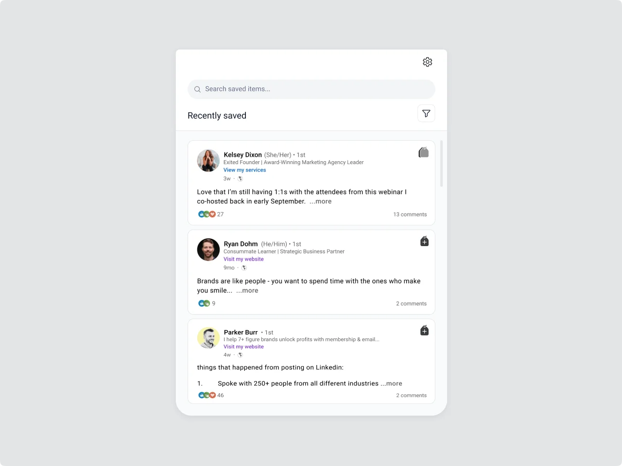 Chrome Extension Development for Organizing LinkedIn Saved Posts
