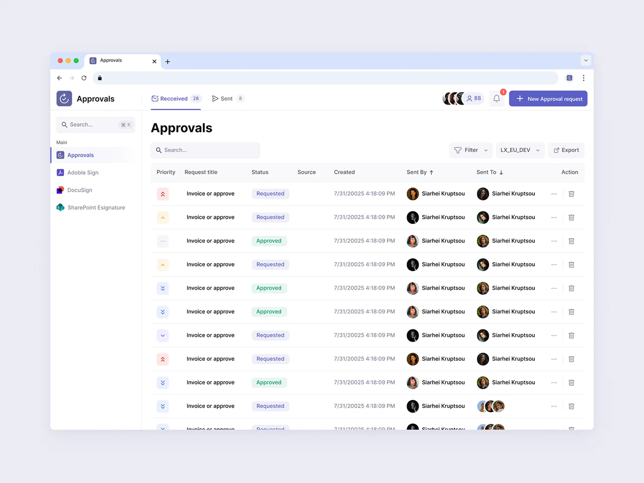 A digital approval system based on the Microsoft Power Platform