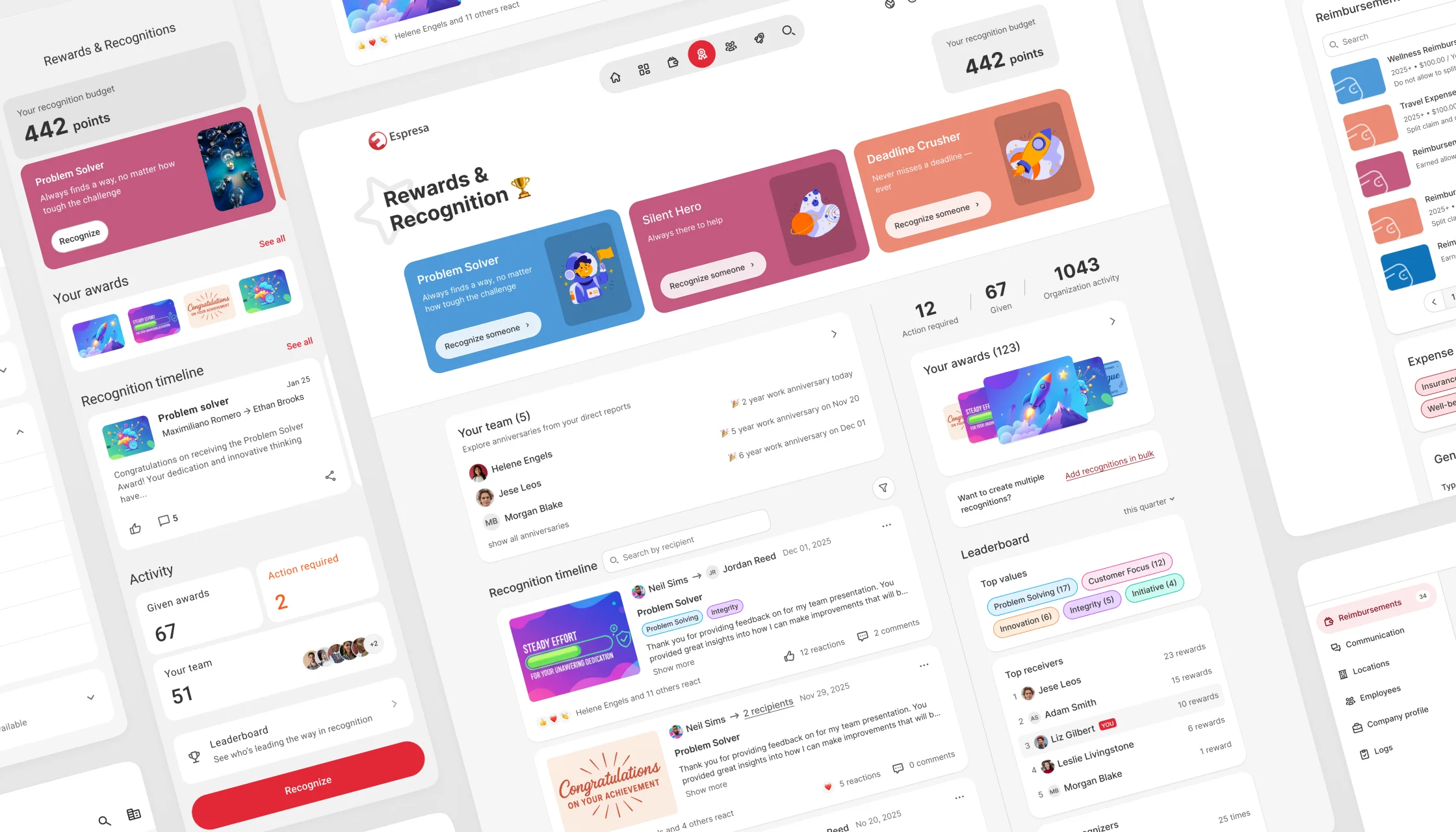 The unique user interface of the solution developed by Emerline