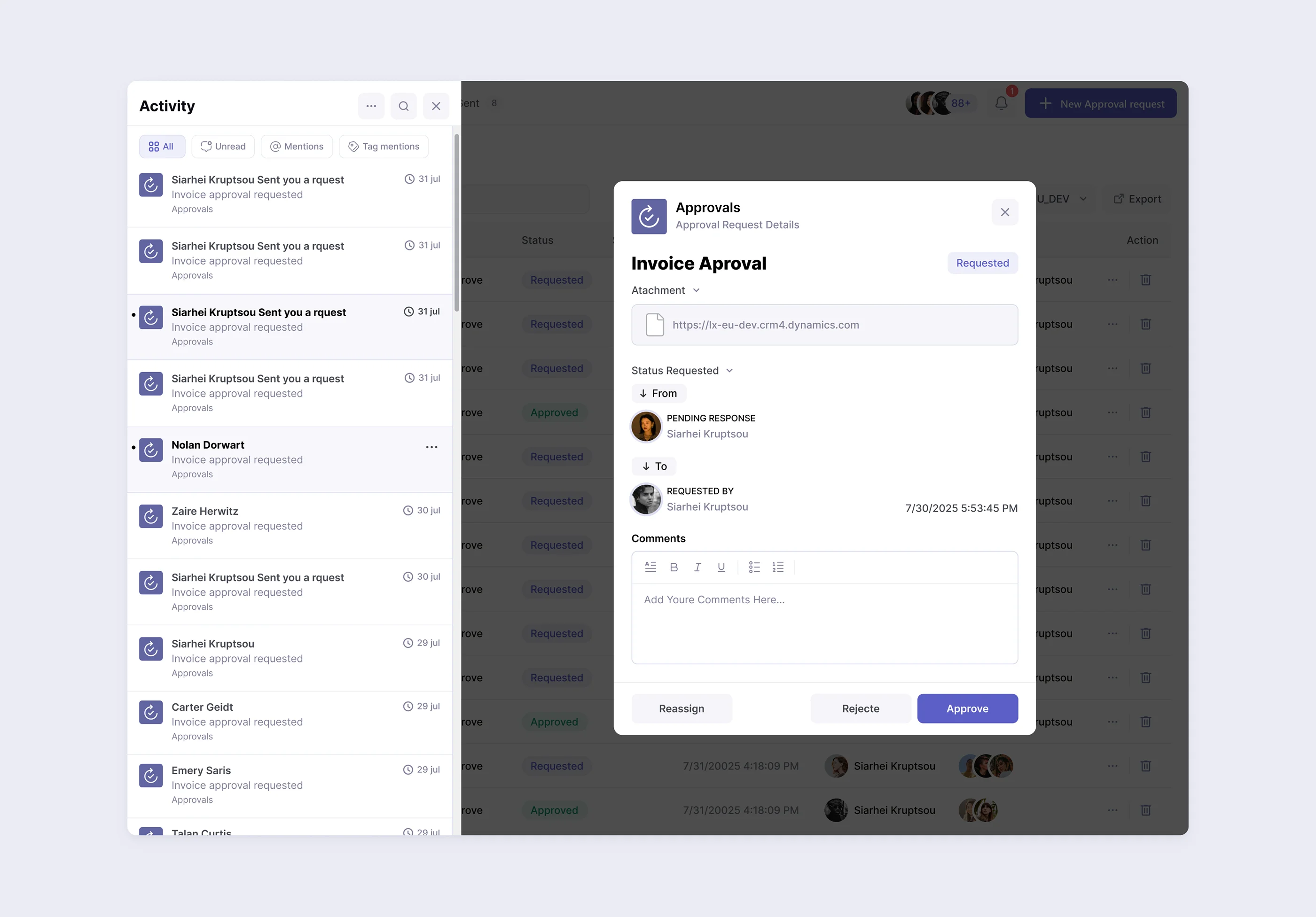 Real-time notifications