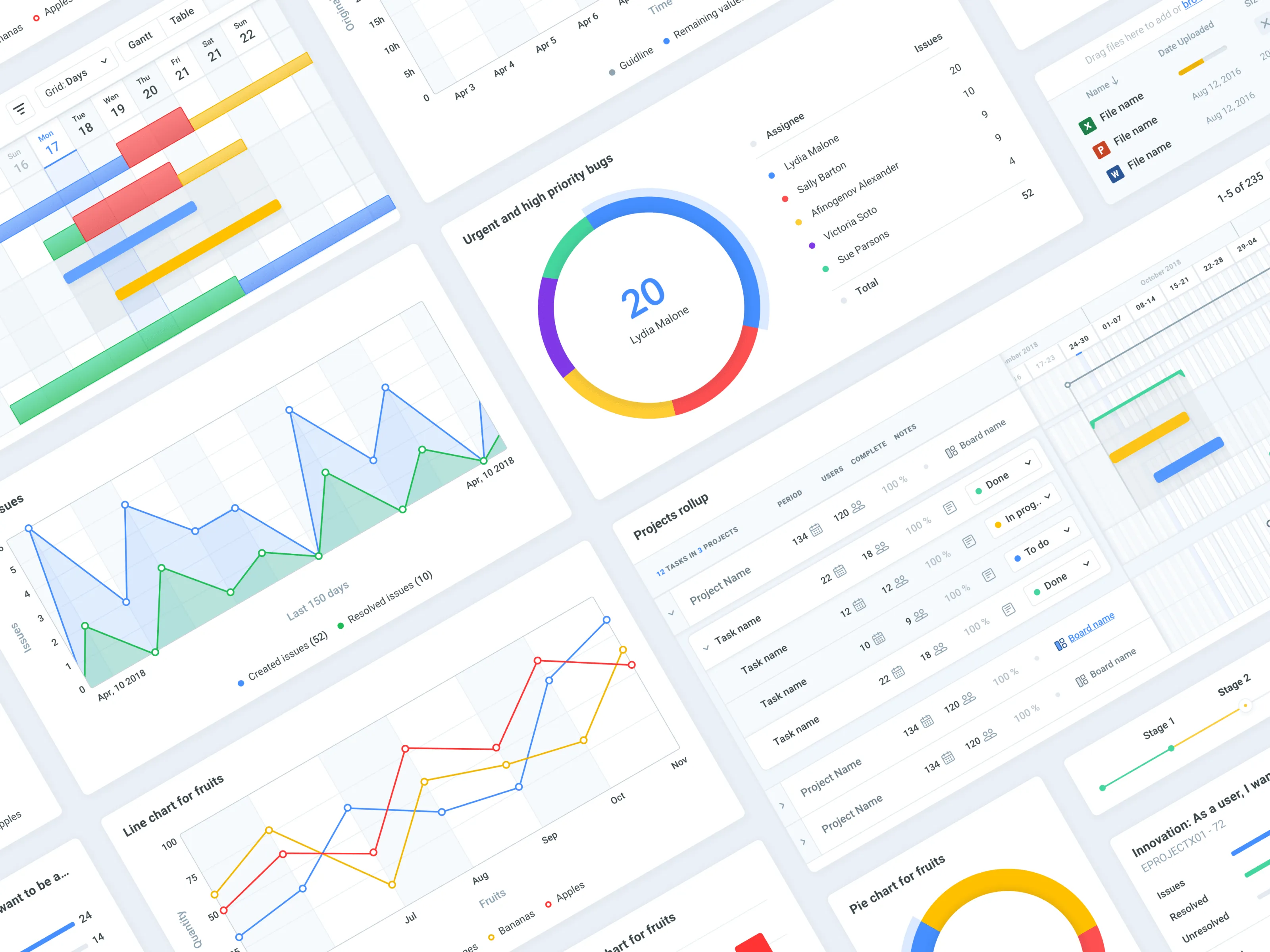 The unique user interface of the solution developed by Emerline