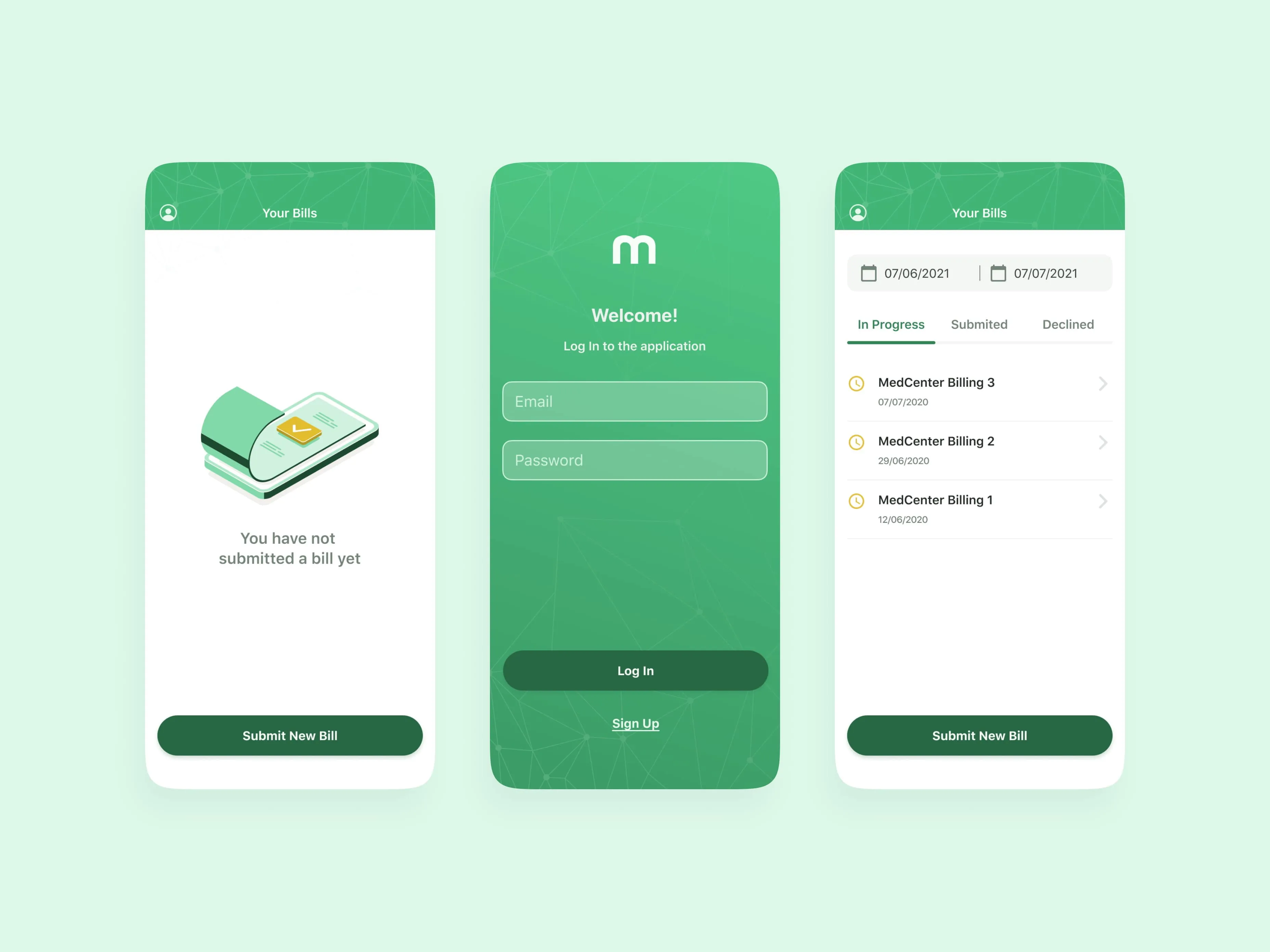 The unique user interface of the solution developed by Emerline