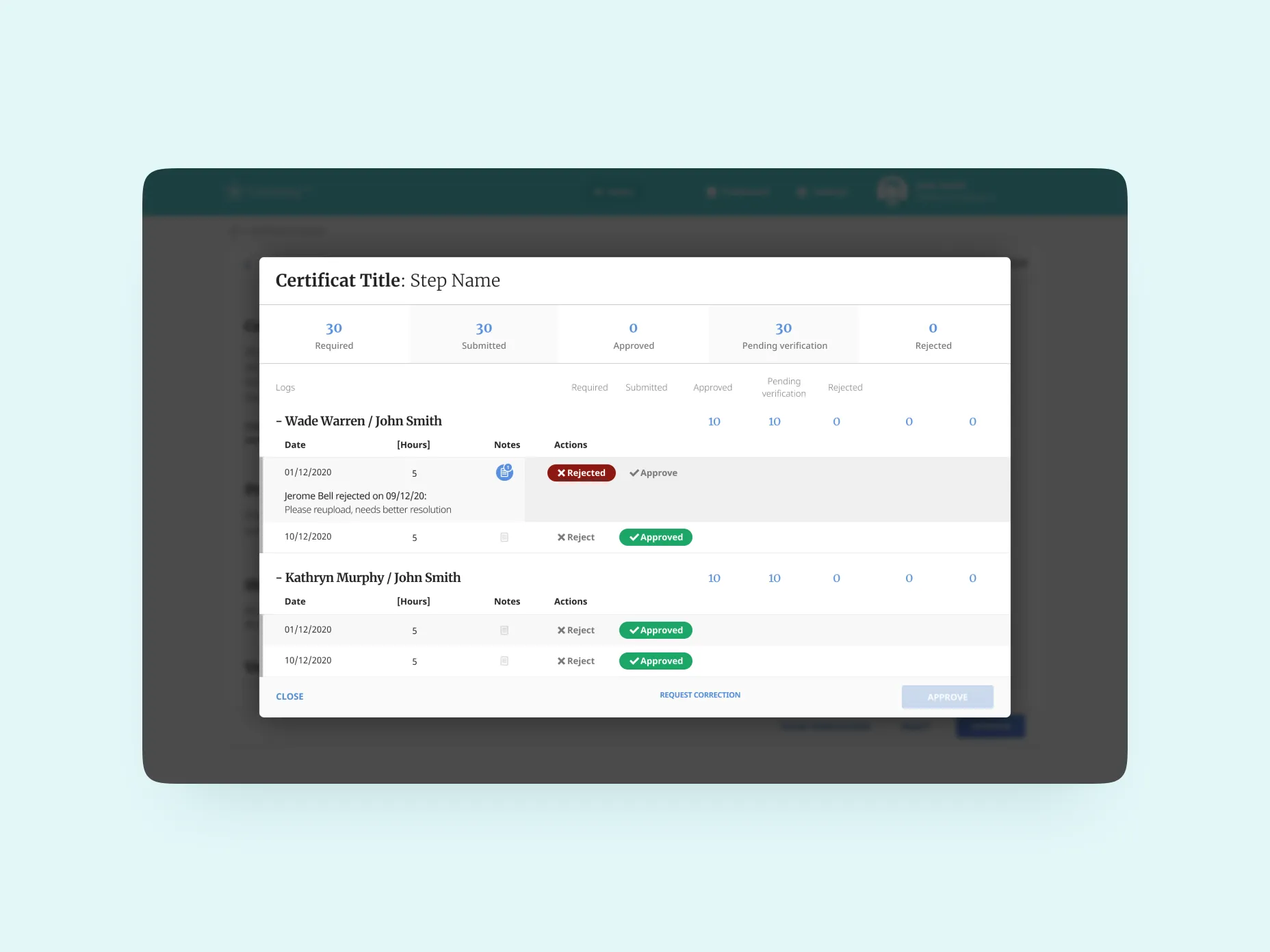 The unique user interface of the solution developed by Emerline