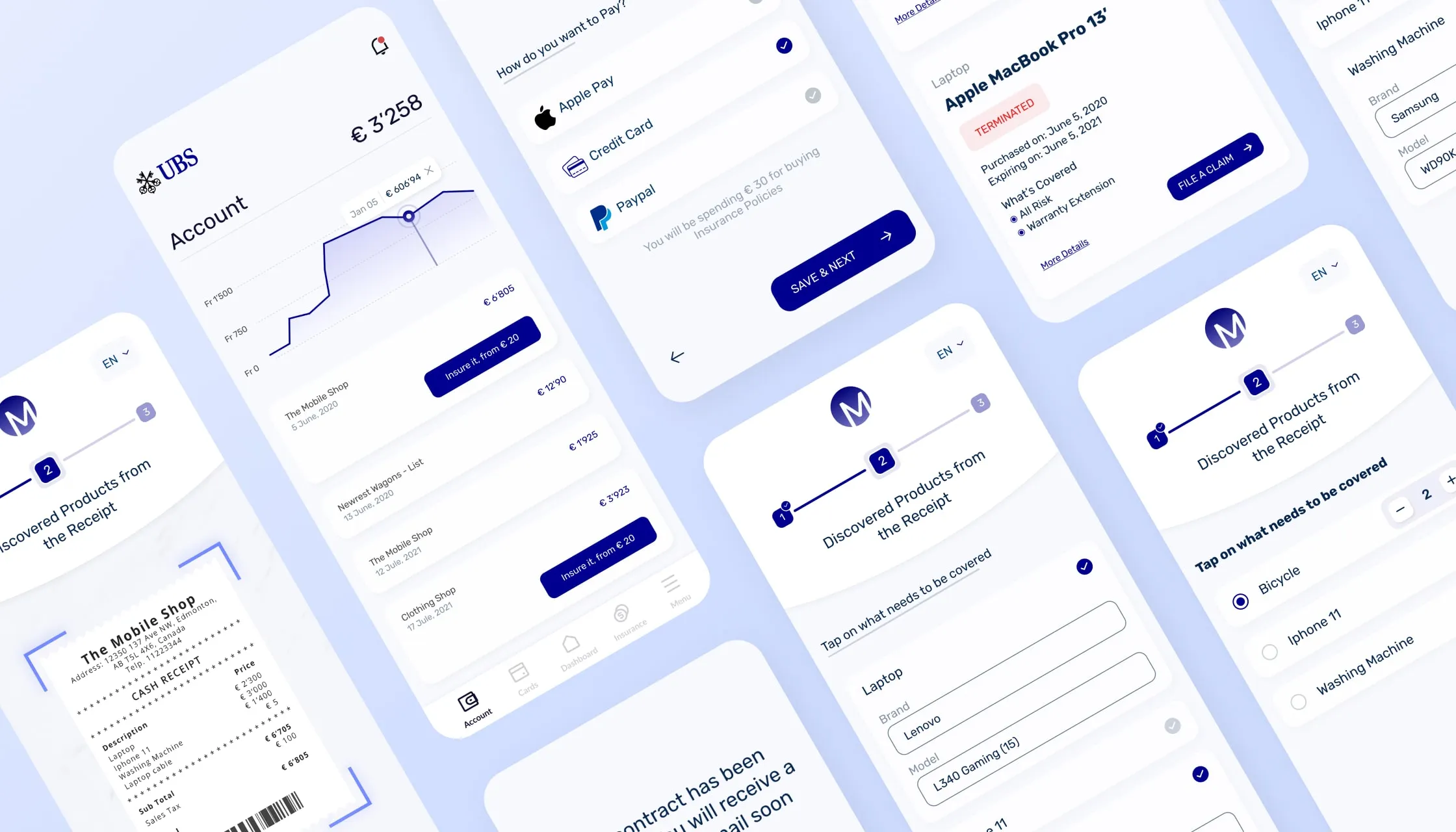 The unique user interface of the solution developed by Emerline