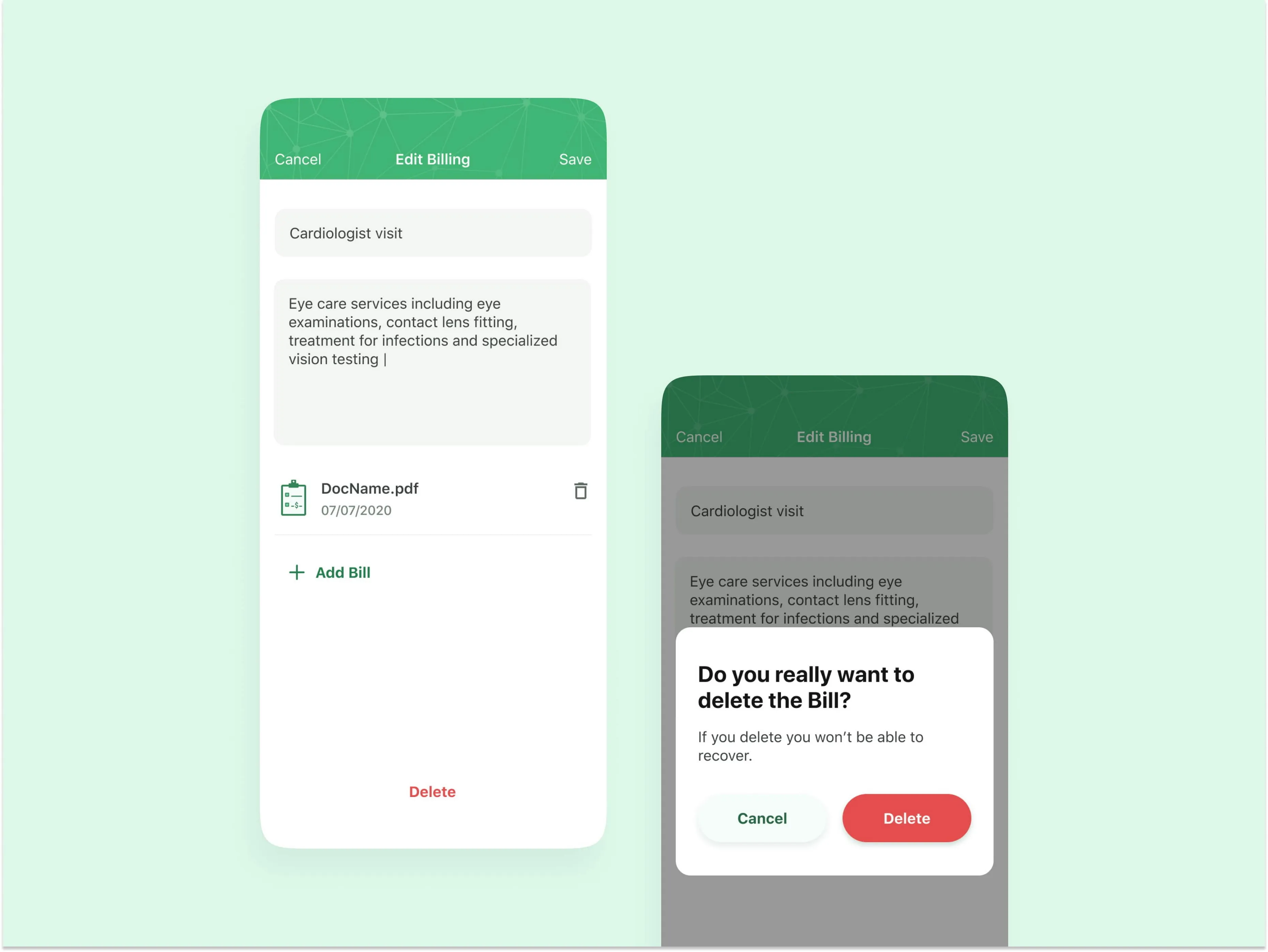 The unique user interface of the solution developed by Emerline