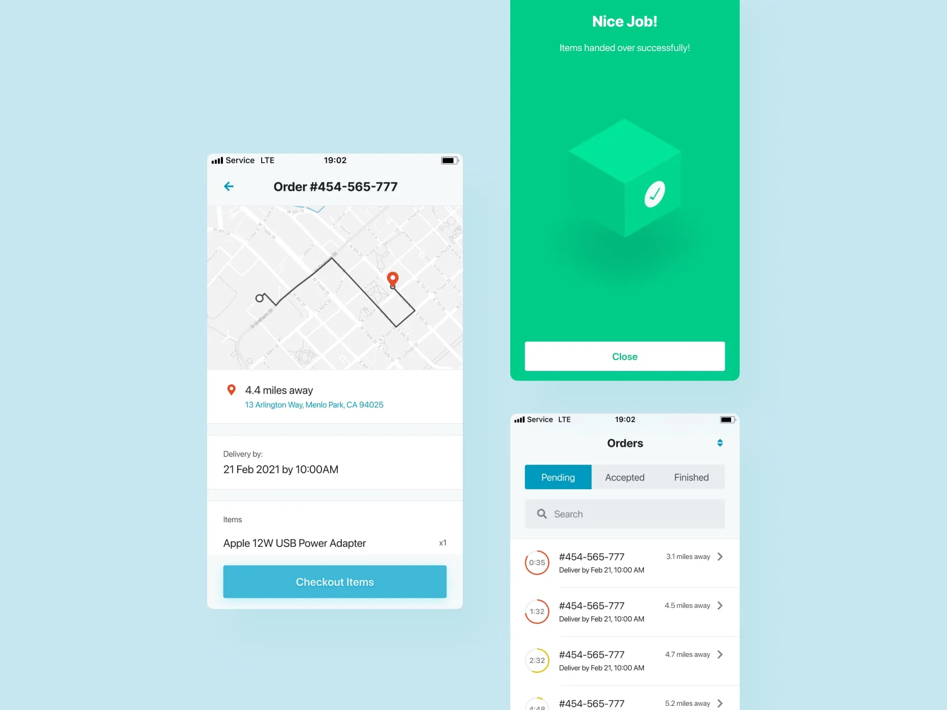 The unique user interface of the solution developed by Emerline