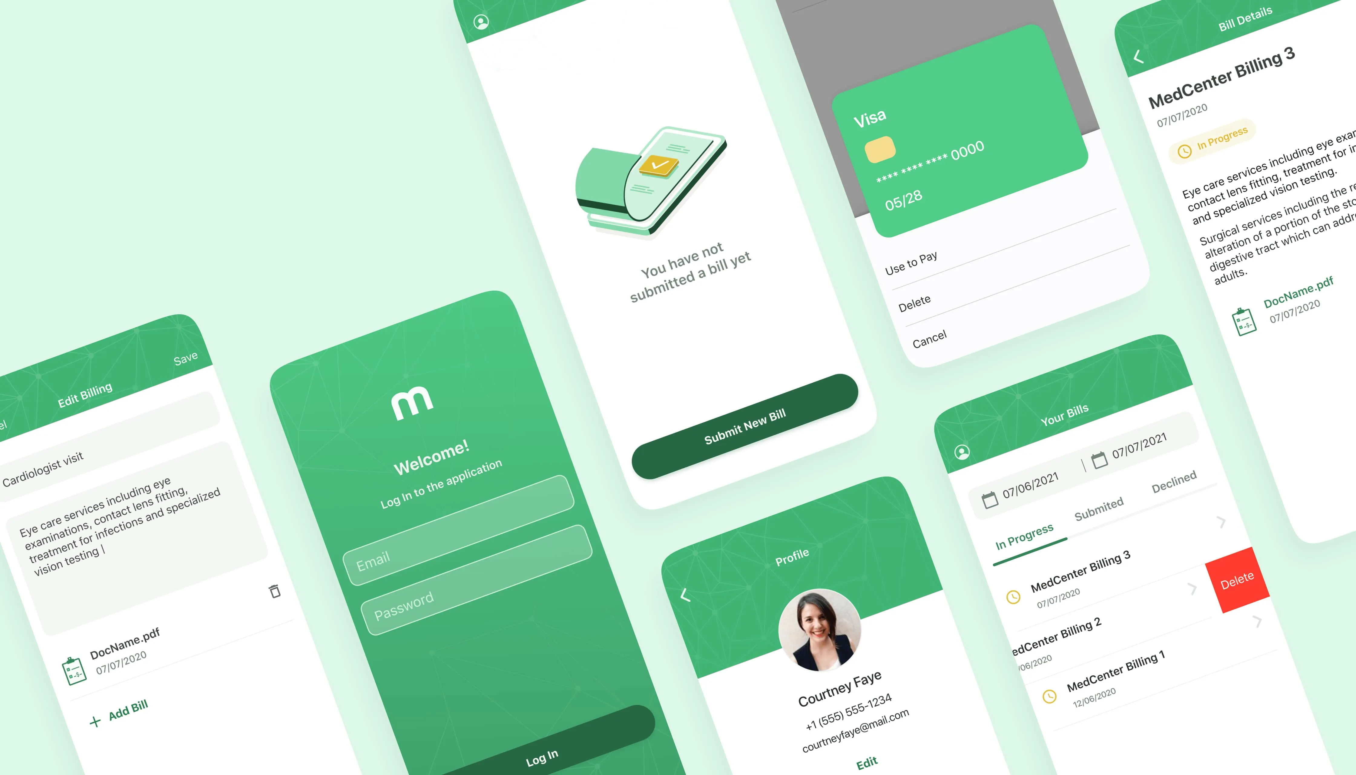 The unique user interface of the solution developed by Emerline