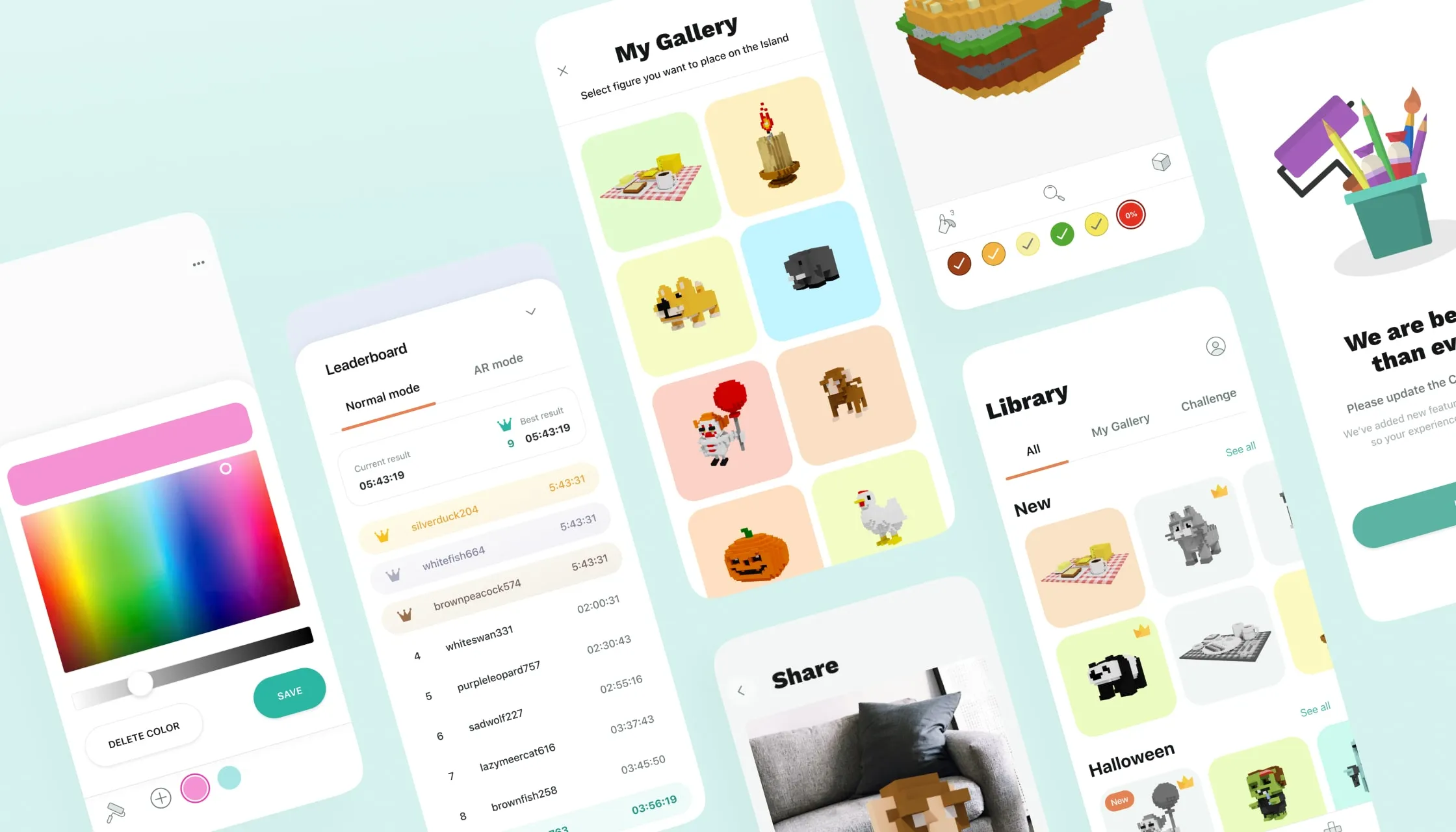 The unique user interface of the solution developed by Emerline