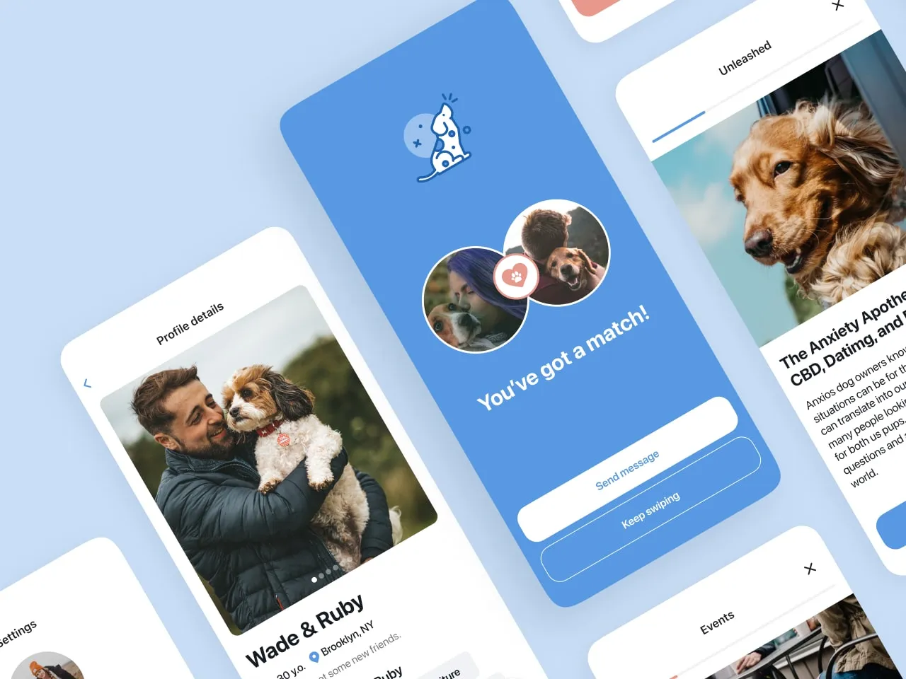 Mobile Dating App for Dog Owners