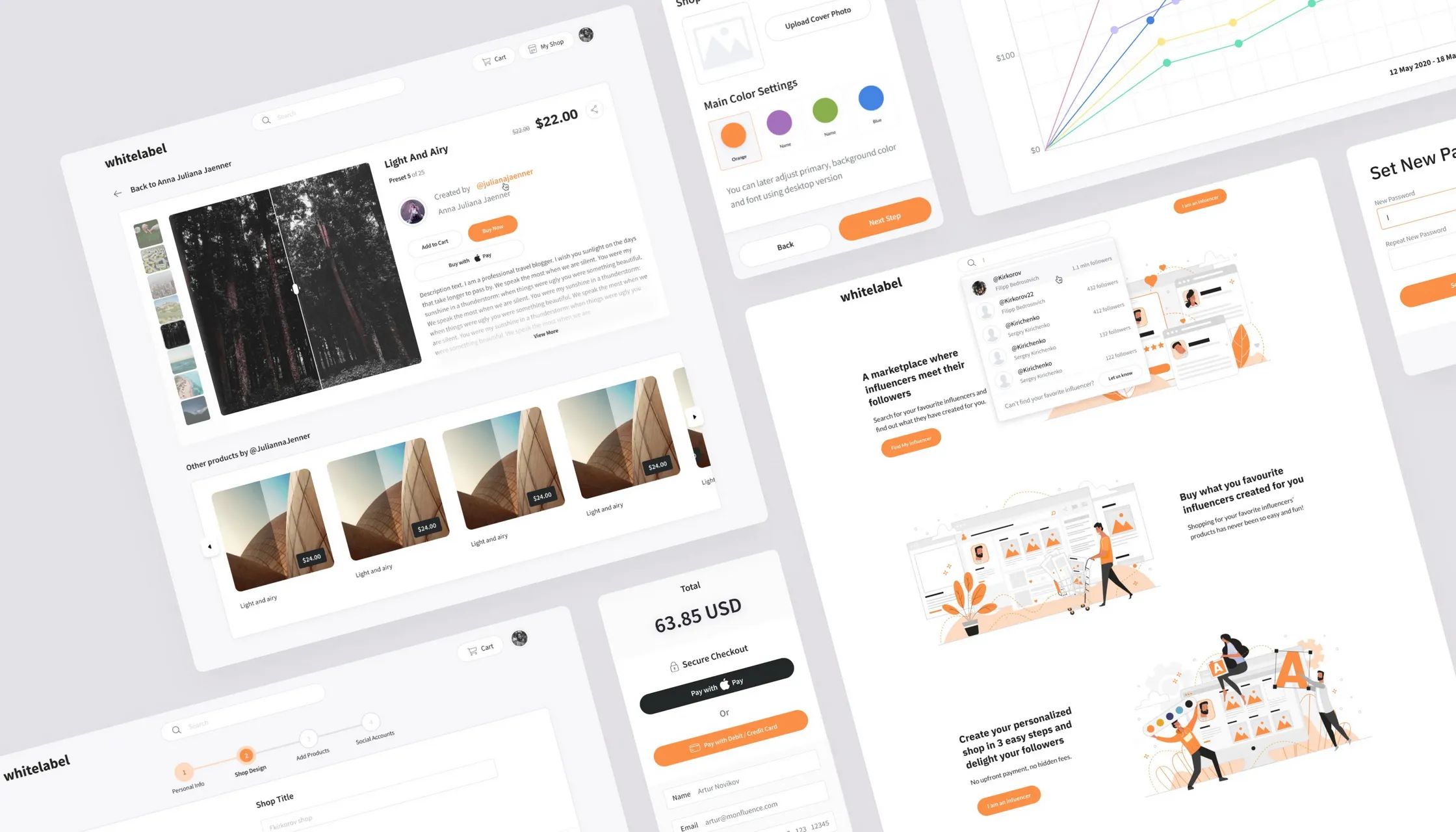 The unique user interface of the solution developed by Emerline