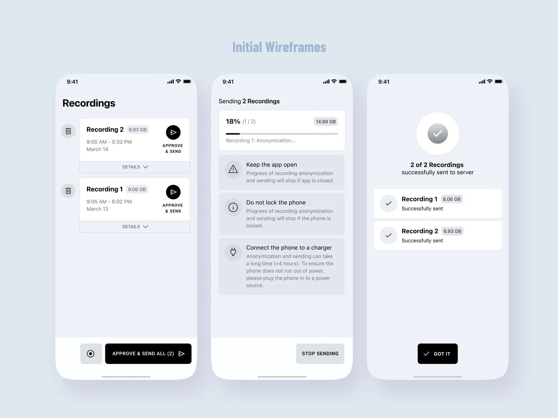 The unique user interface of the solution developed by Emerline
