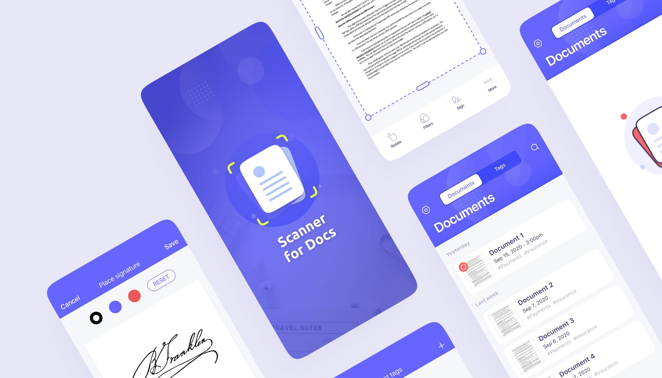 Development of a Document Scanning App