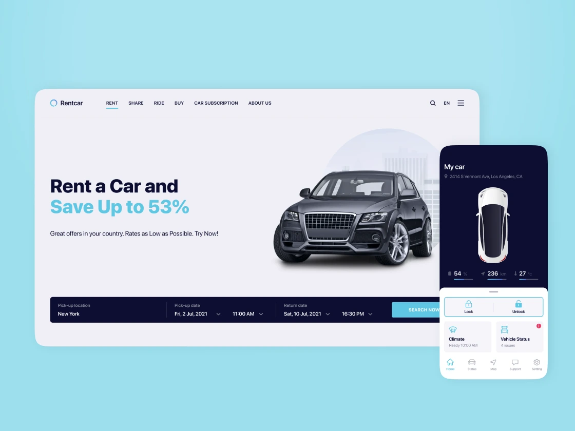 The unique user interface of the solution developed by Emerline