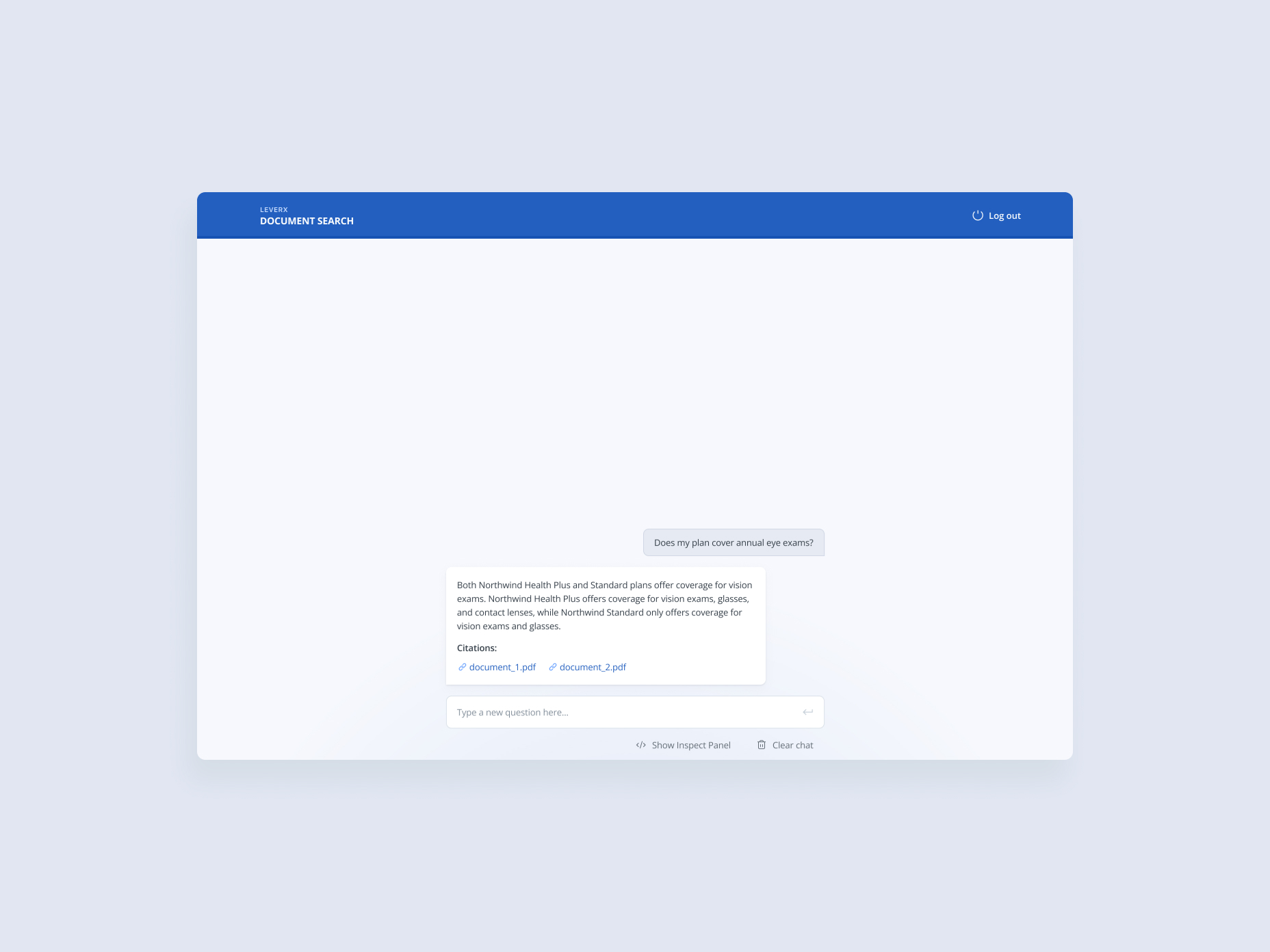 The unique user interface of the solution developed by Emerline
