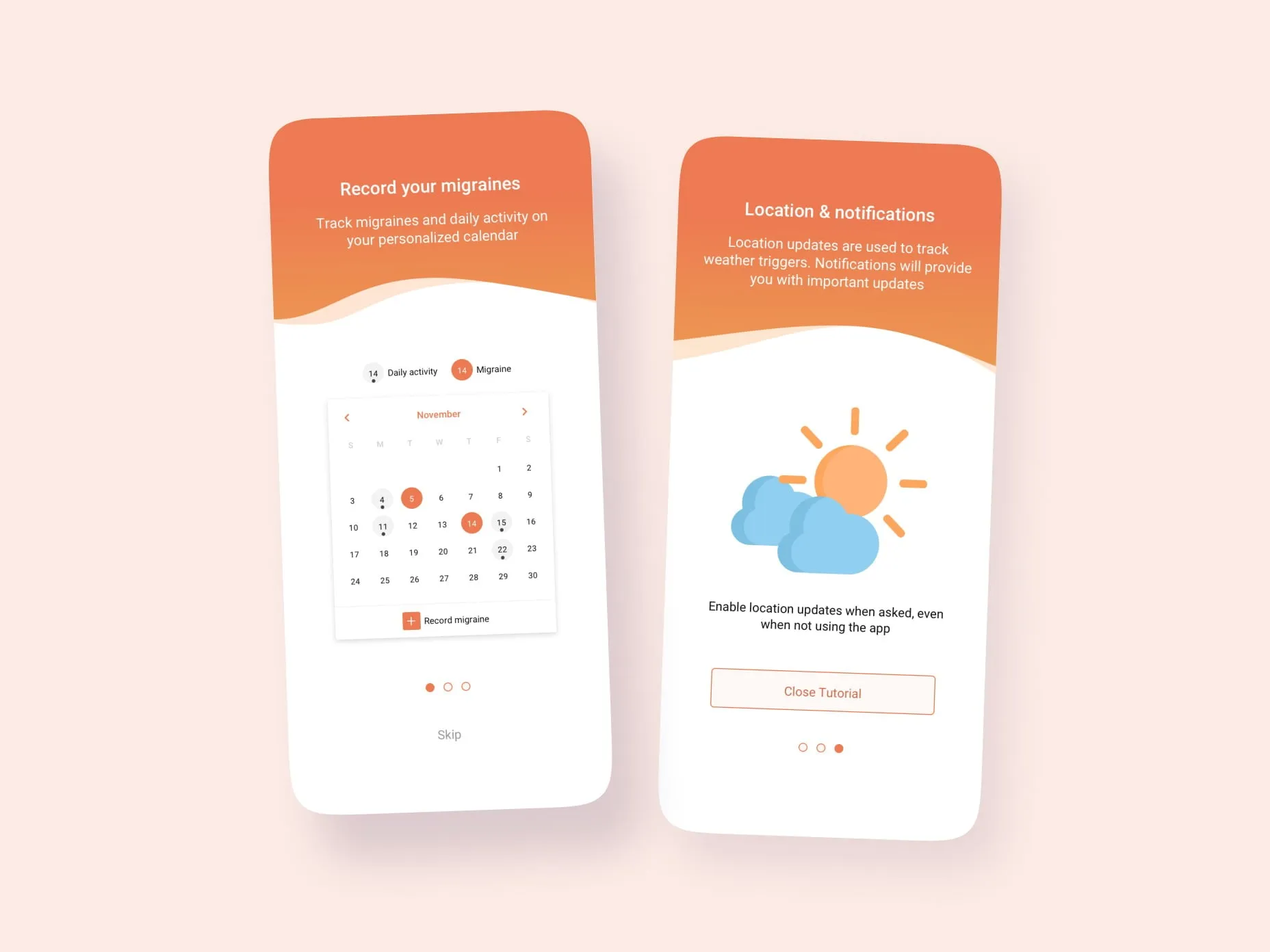 The unique user interface of the solution developed by Emerline