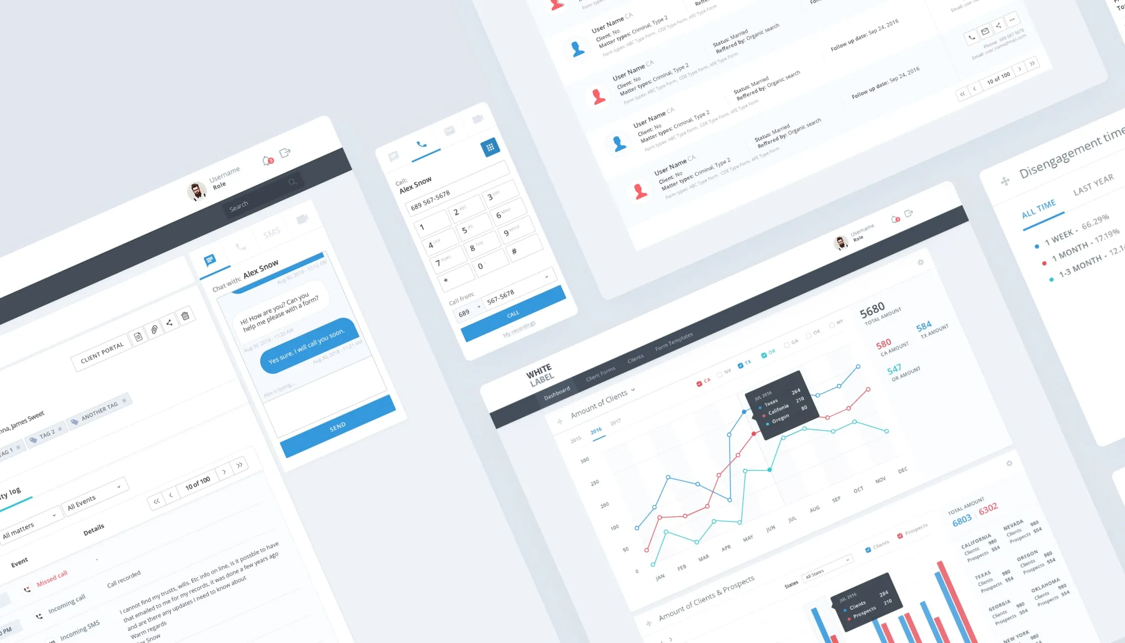 The unique user interface of the solution developed by Emerline
