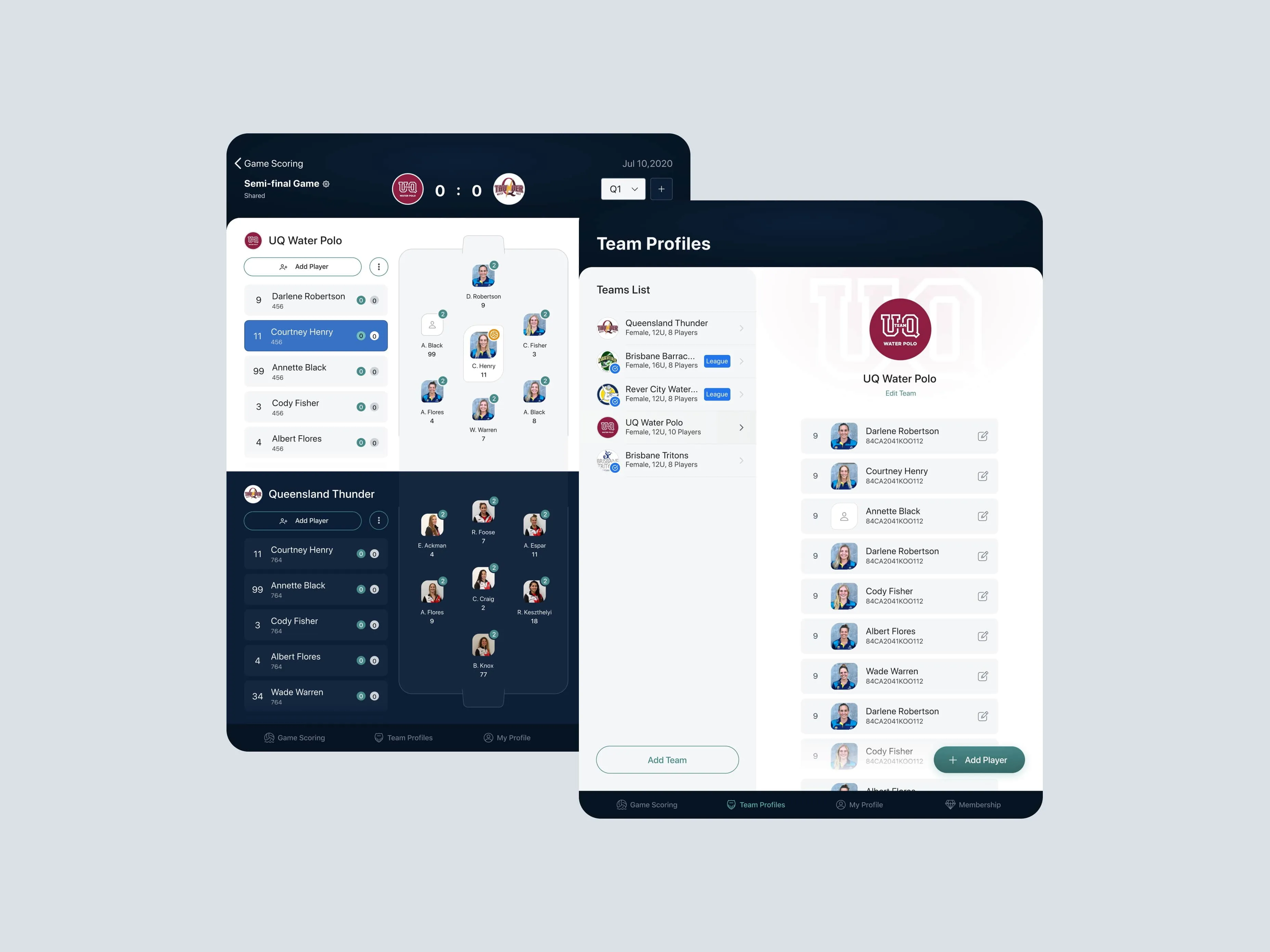 The unique user interface of the solution developed by Emerline