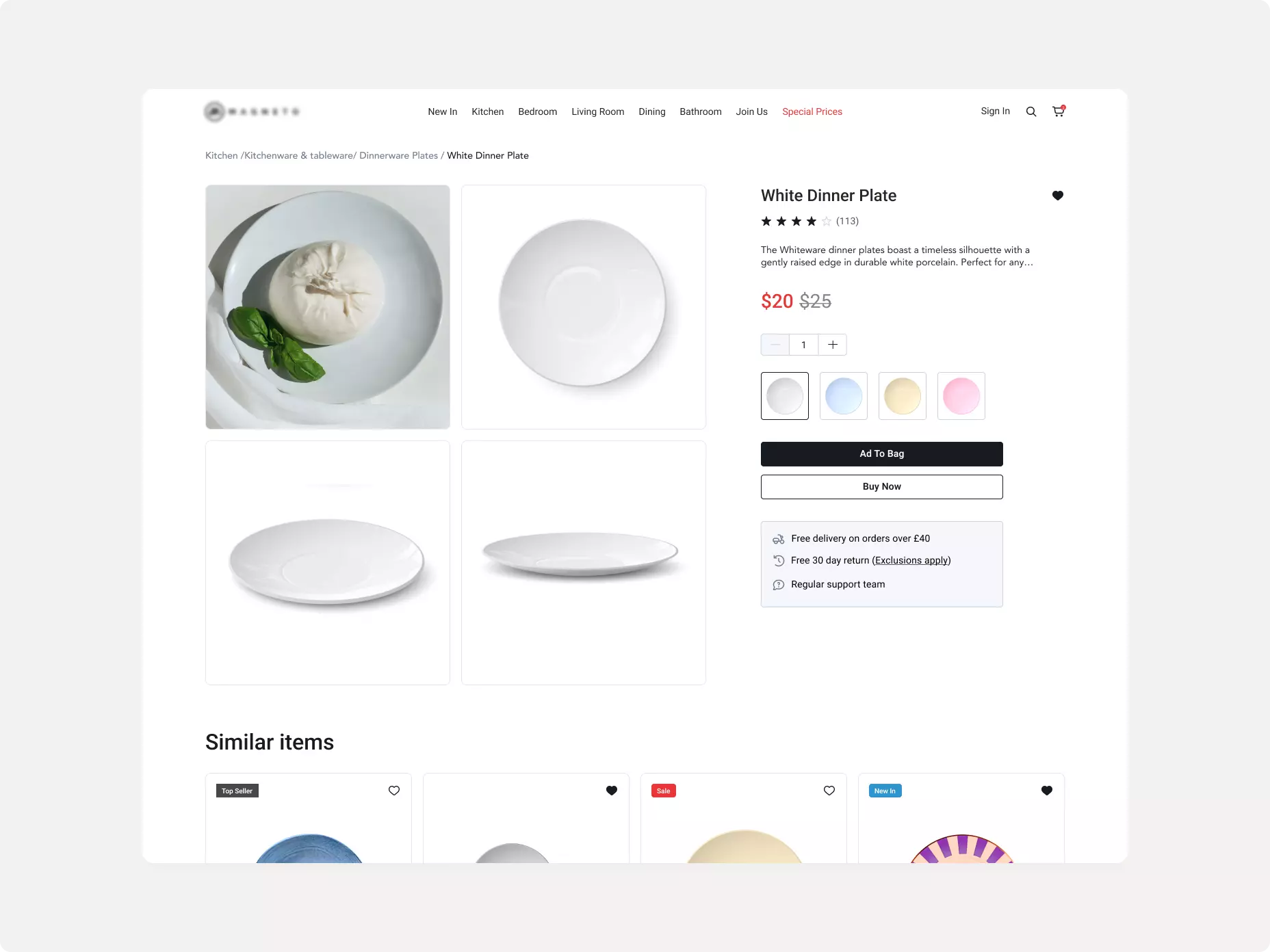 The unique user interface of the solution developed by Emerline