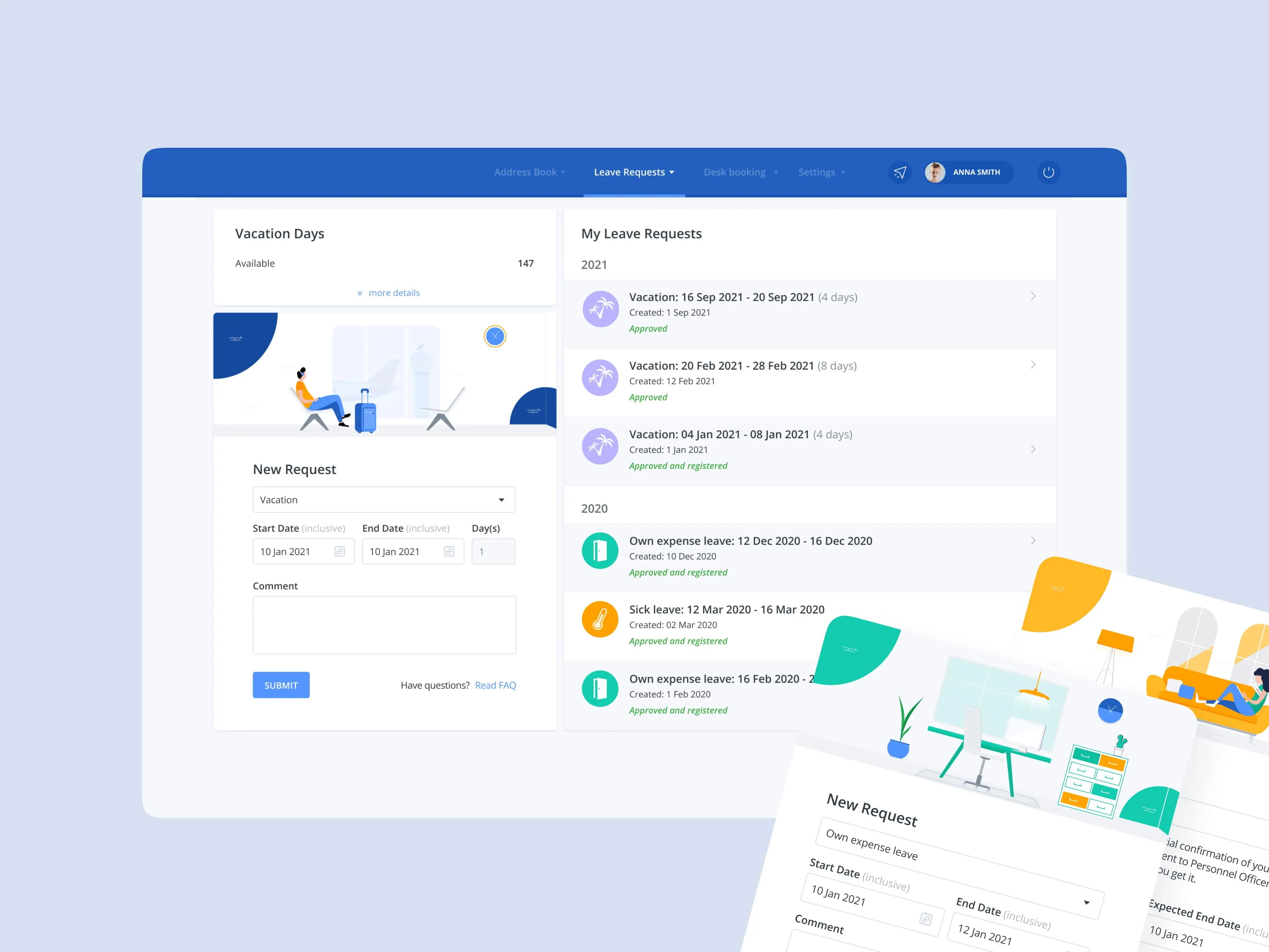 The unique user interface of the solution developed by Emerline