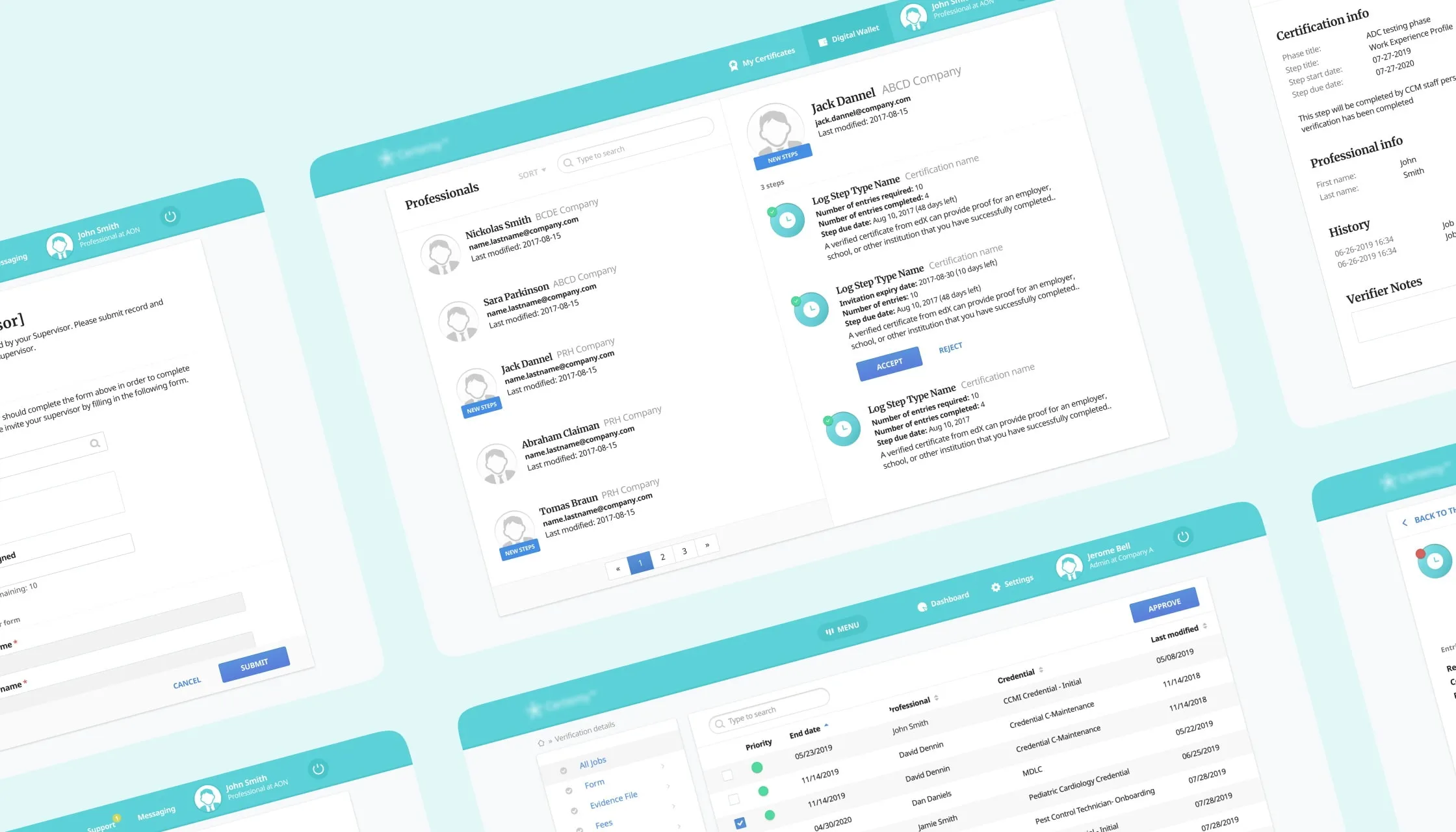 The unique user interface of the solution developed by Emerline