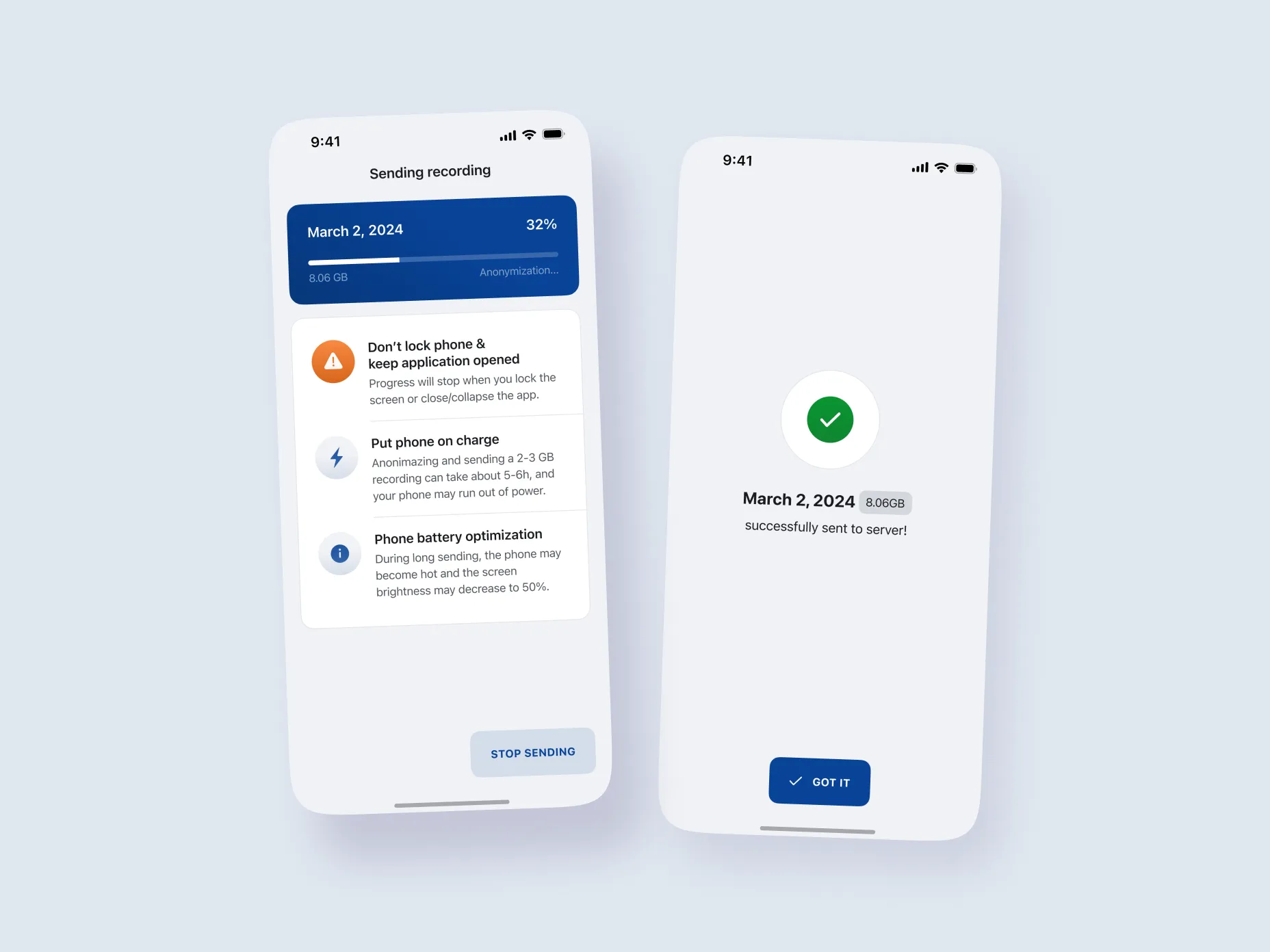 The unique user interface of the solution developed by Emerline