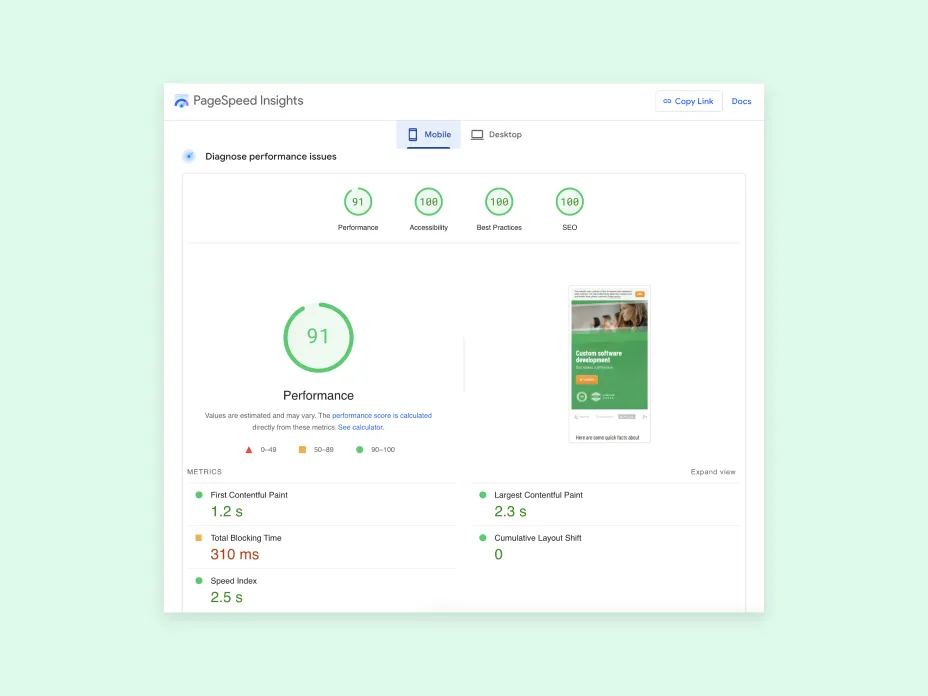 The unique user interface of the solution developed by Emerline
