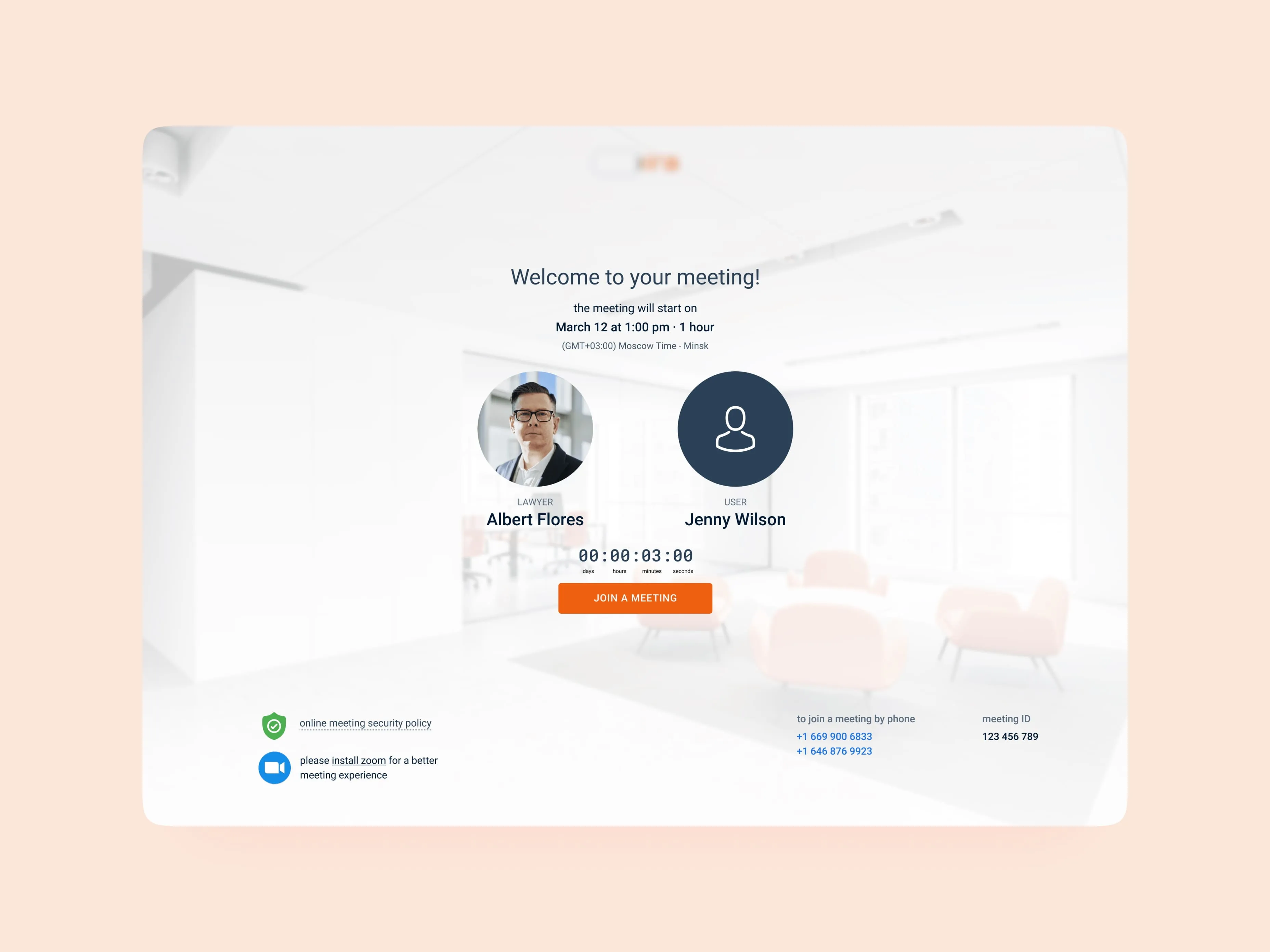 The unique user interface of the solution developed by Emerline