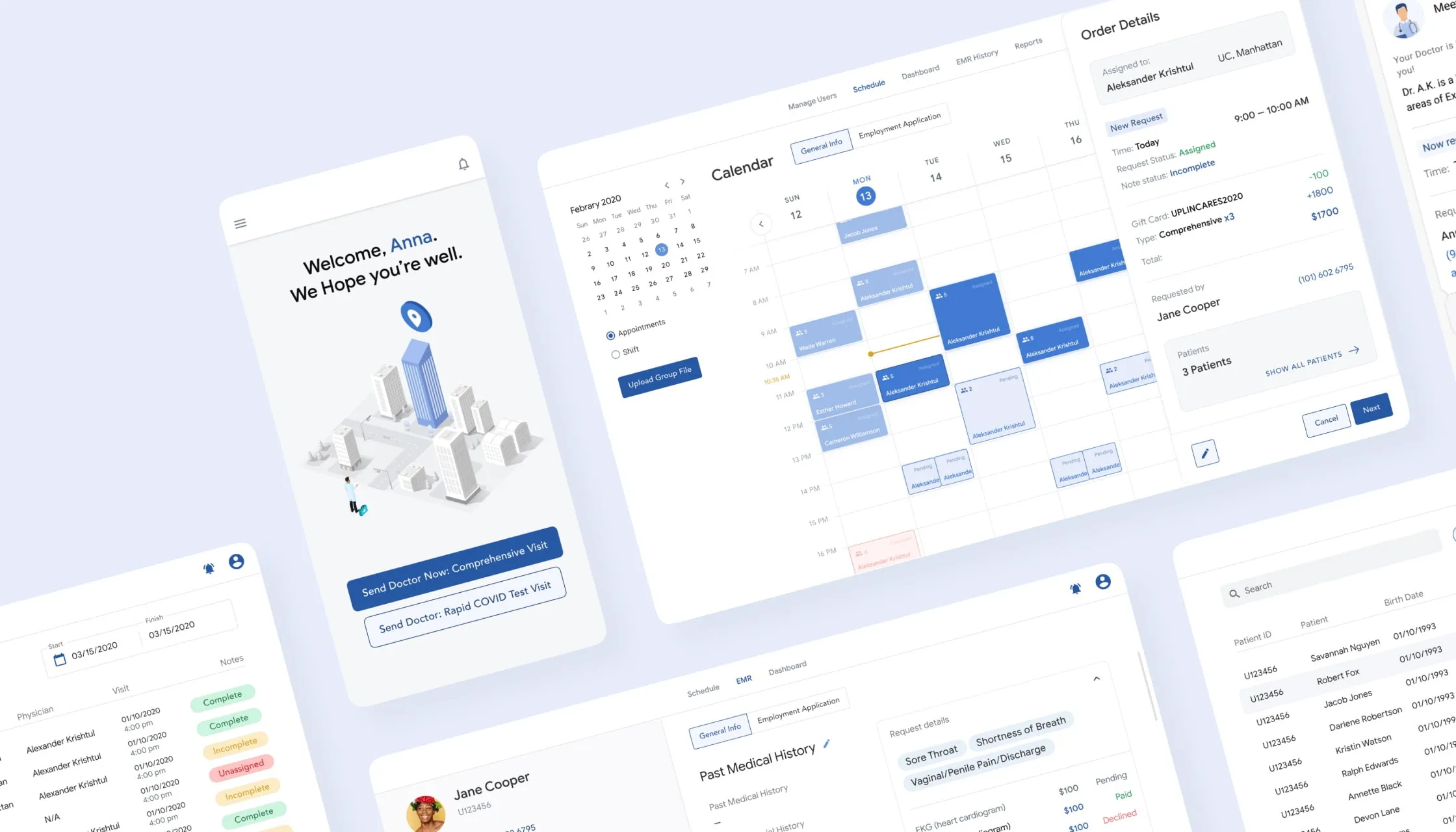 The unique user interface of the solution developed by Emerline