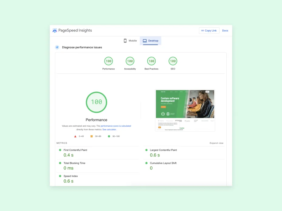 The unique user interface of the solution developed by Emerline