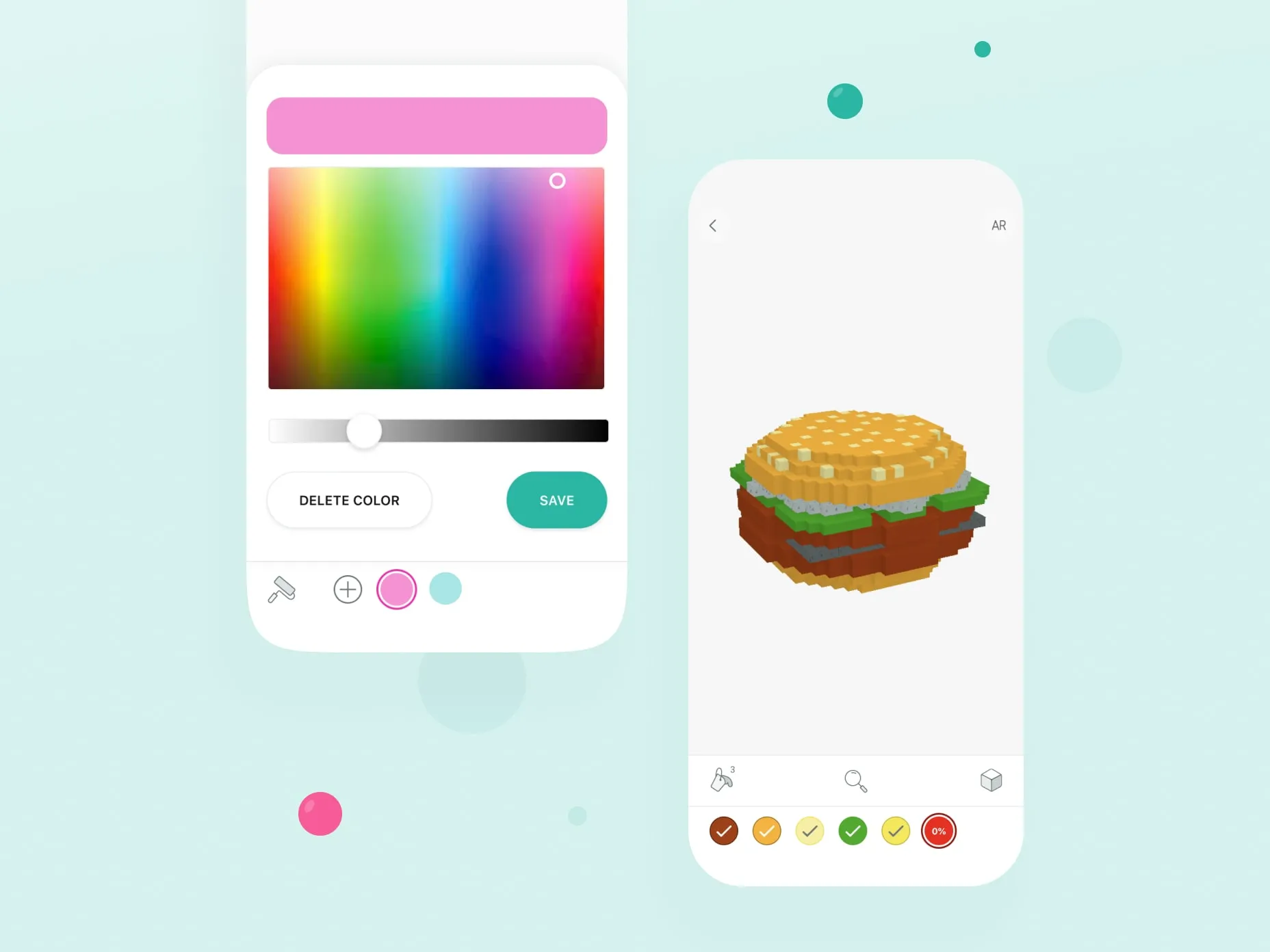 The unique user interface of the solution developed by Emerline