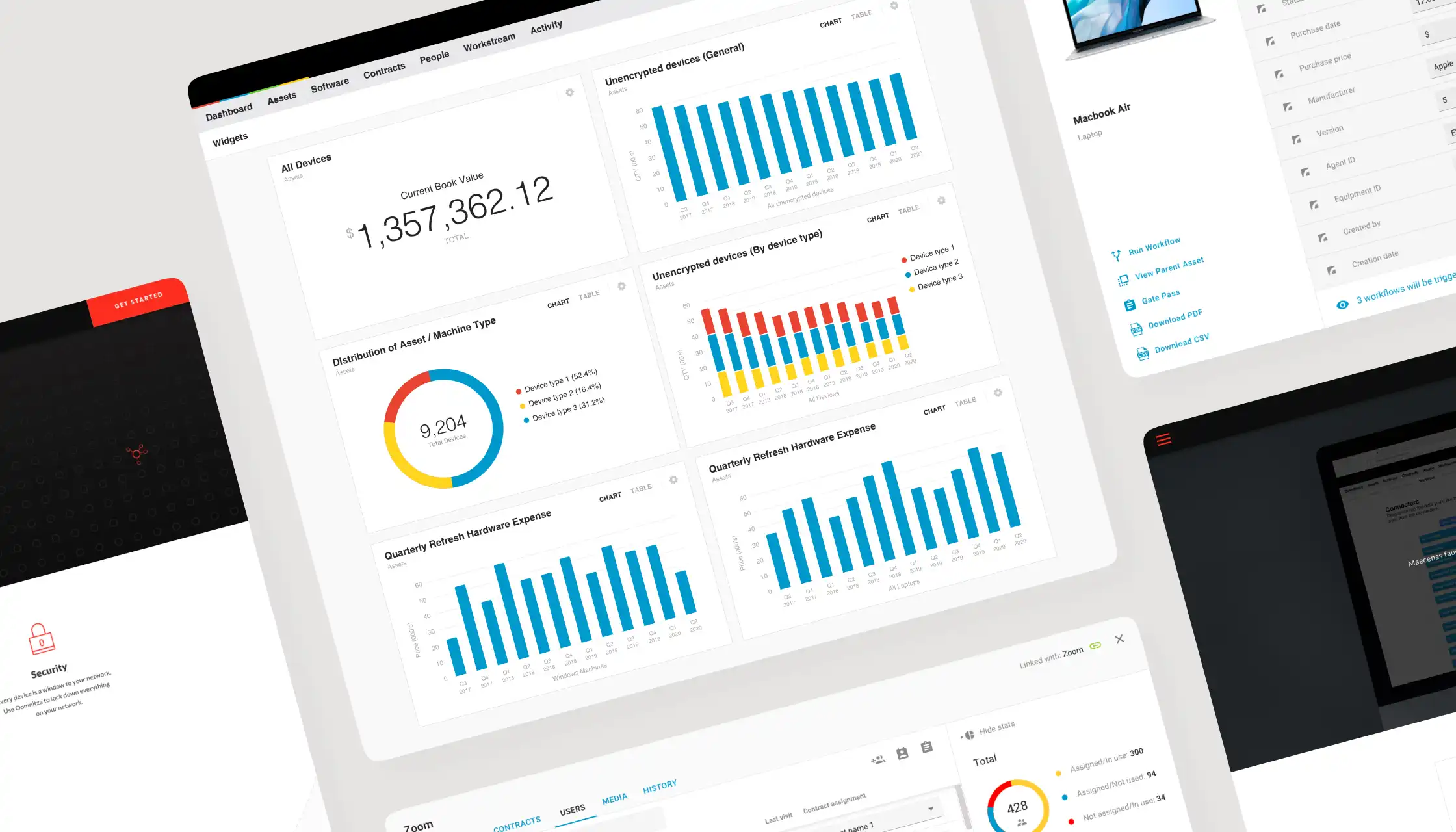 The unique user interface of the solution developed by Emerline
