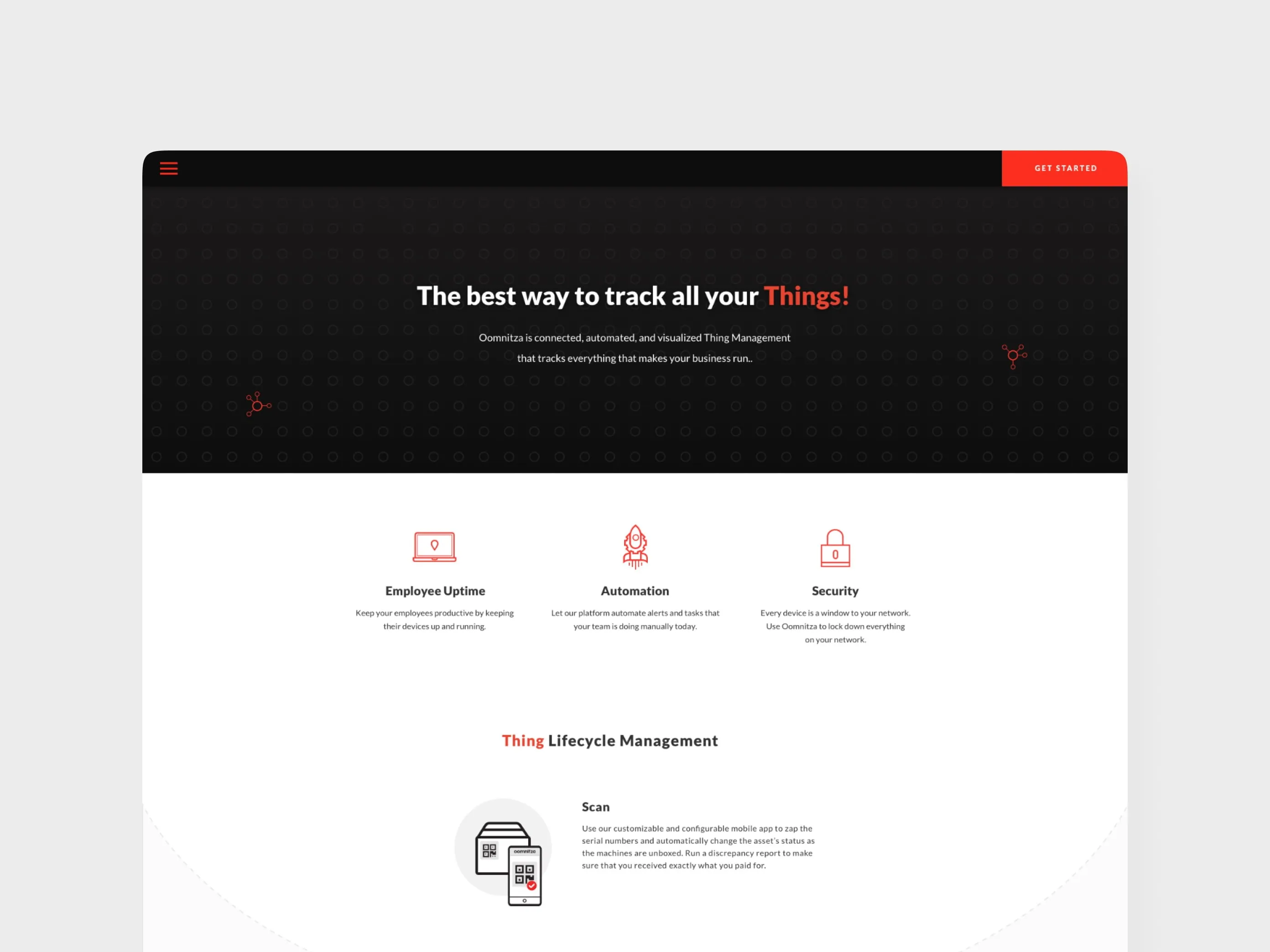 The unique user interface of the solution developed by Emerline