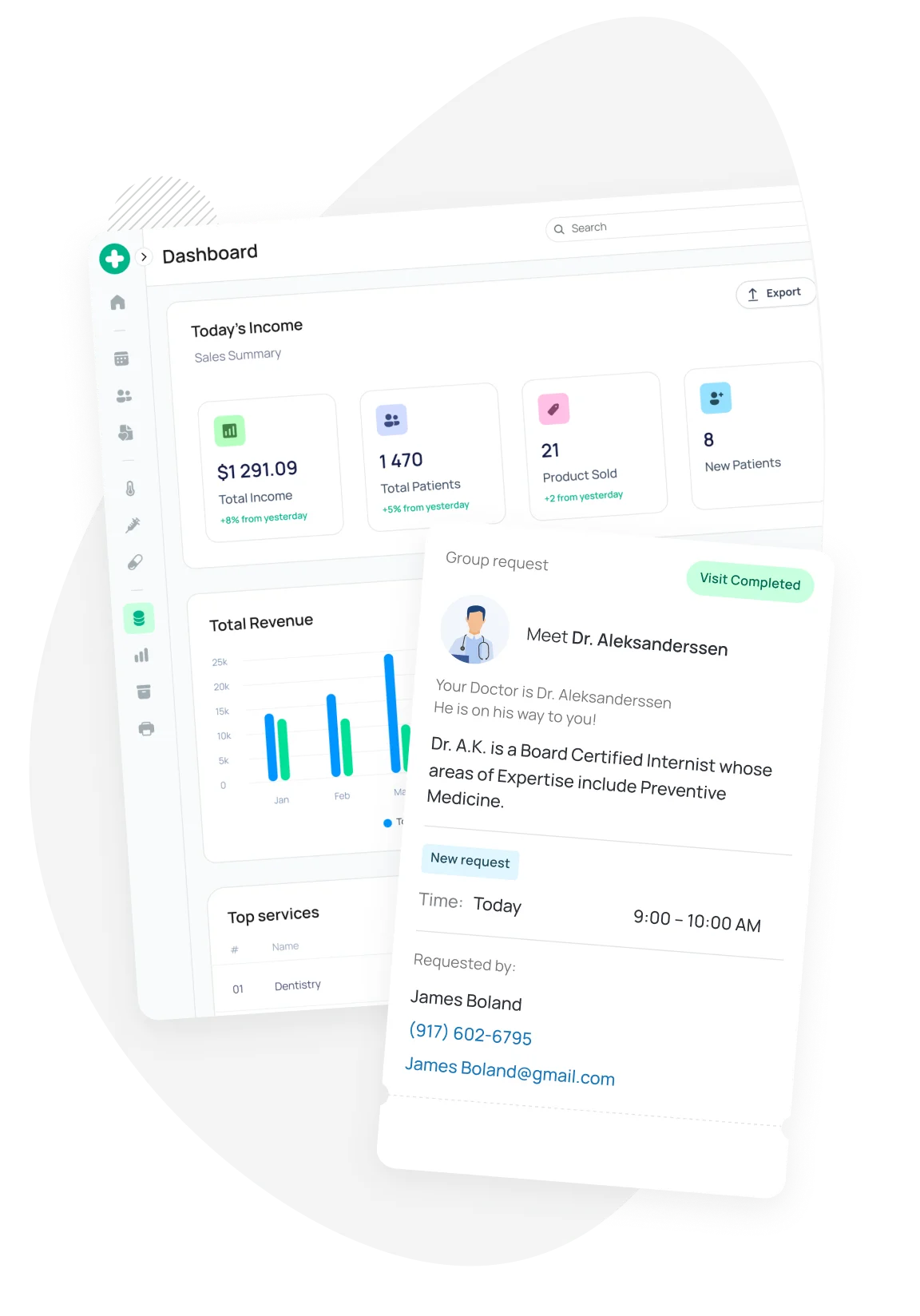 Emerline's medical software development services