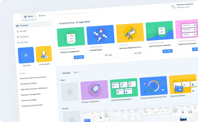 User interface and personalization